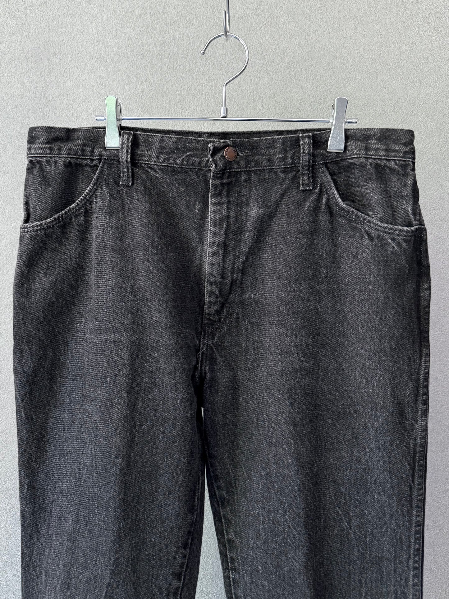 80's〜 RUSTLER yarn dyed denim pants "Made in USA"