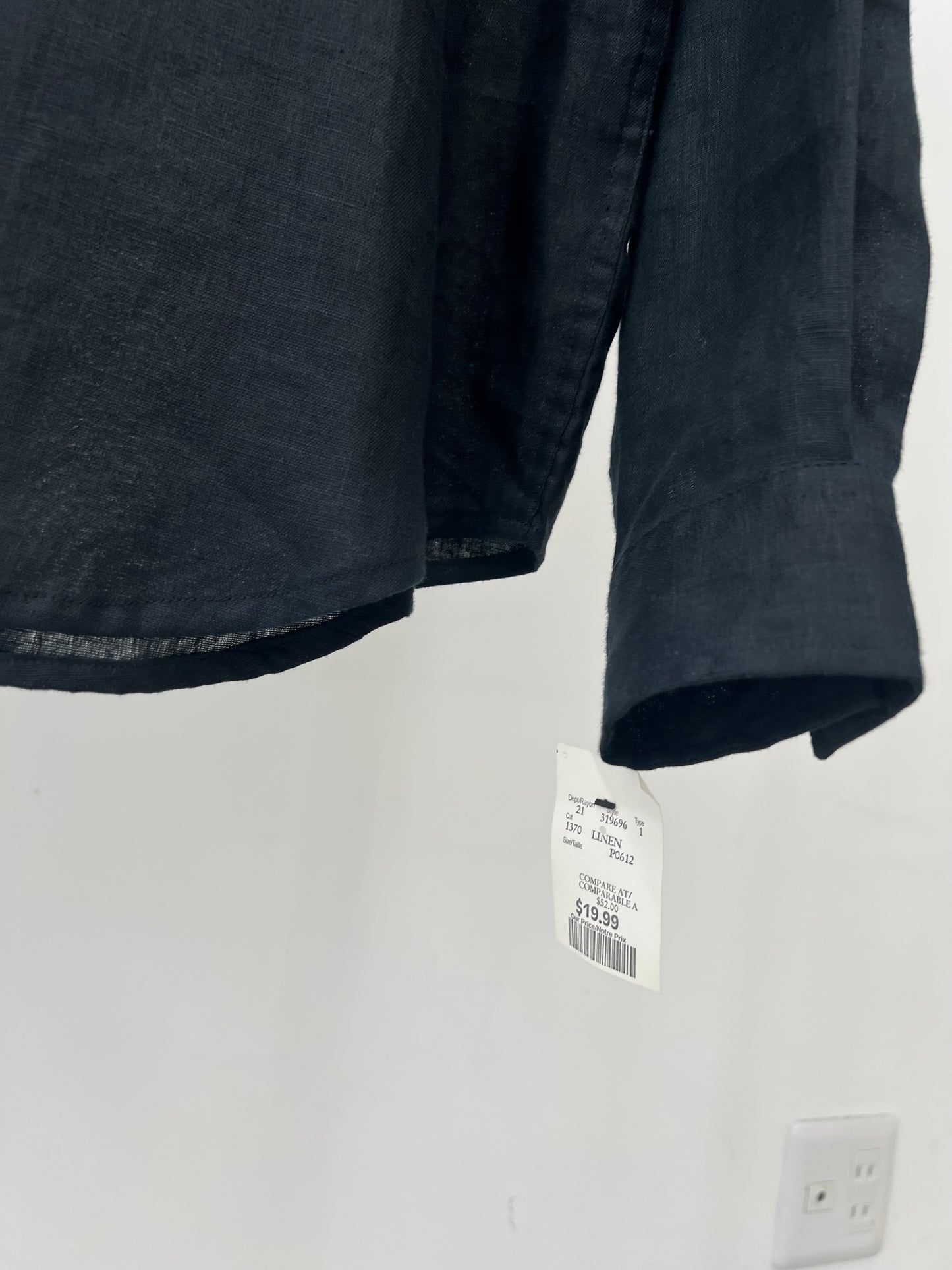 00's BRUNO linen shirt "DEAD STOCK"