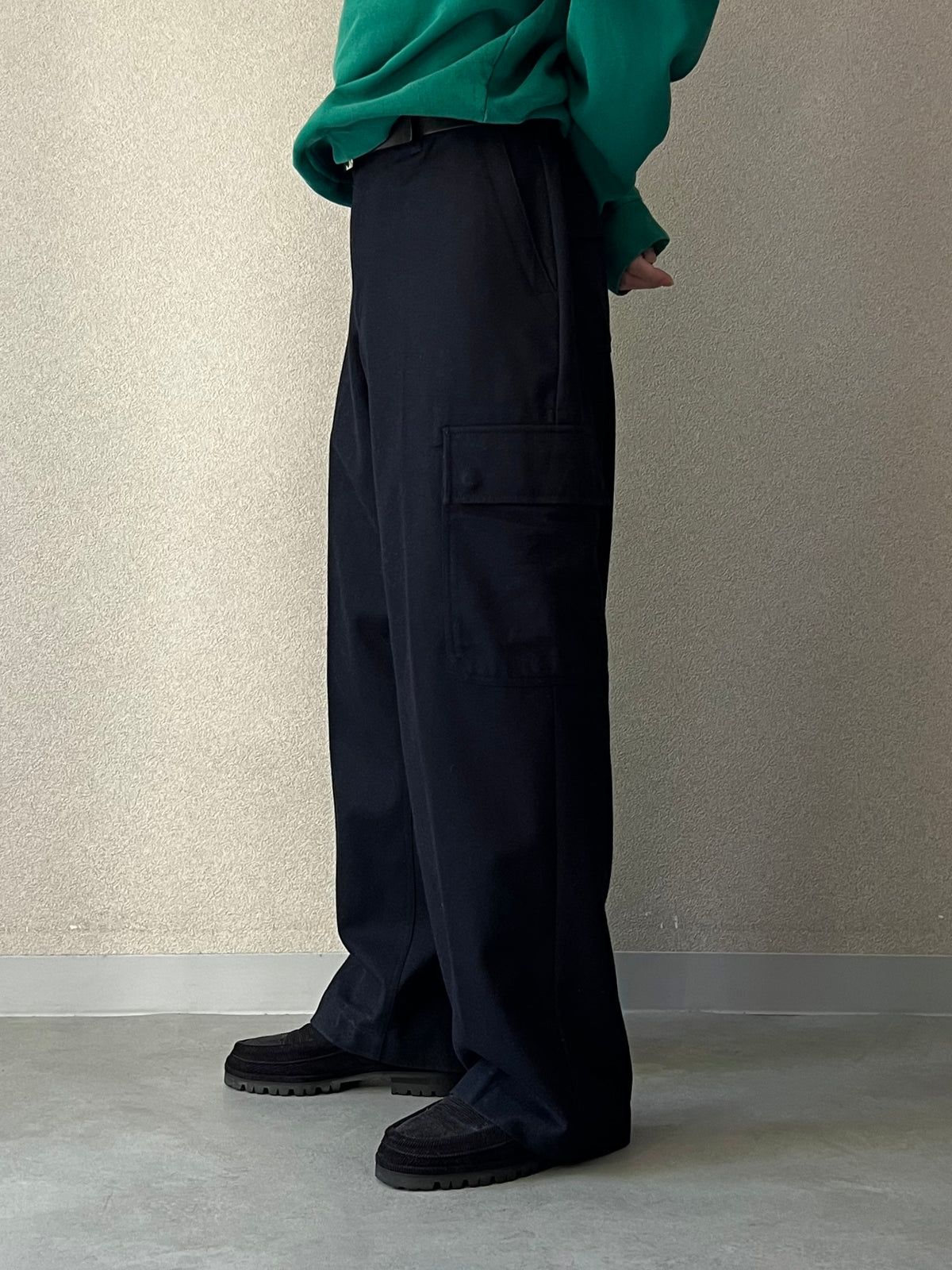 00's GAP wool flannel cargo slacks