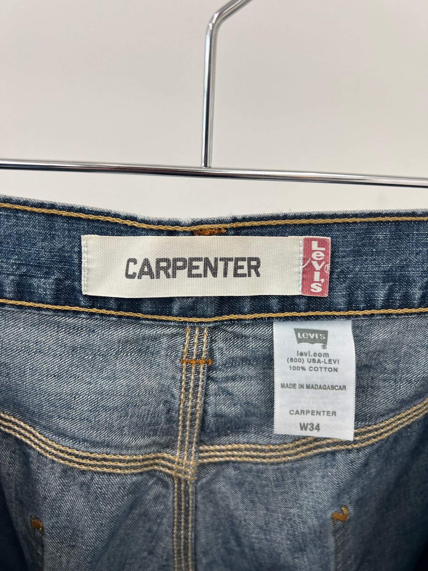 00's Levi's carpenter denim shorts