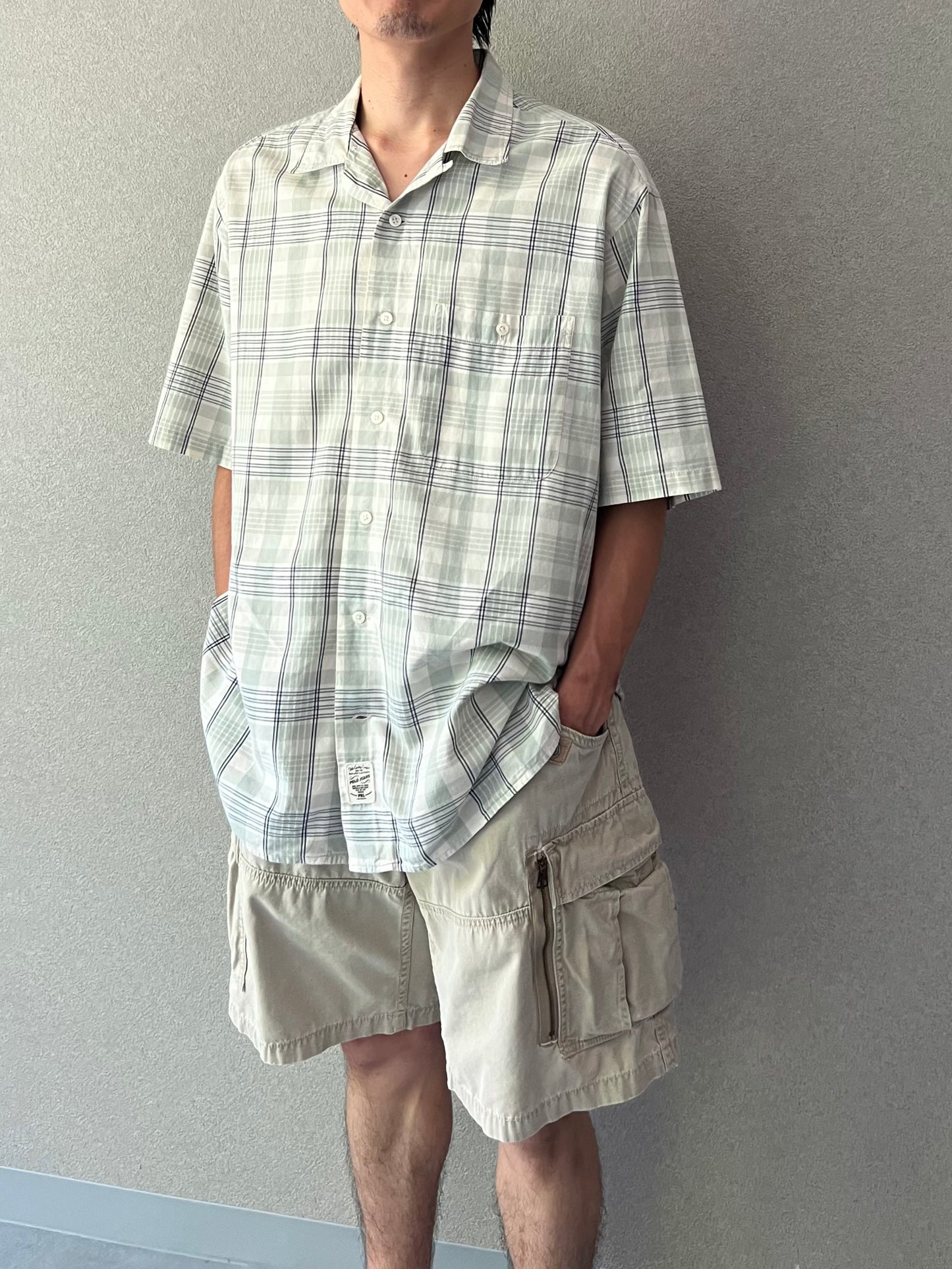 90's〜 POLO JEANS open caller shirt