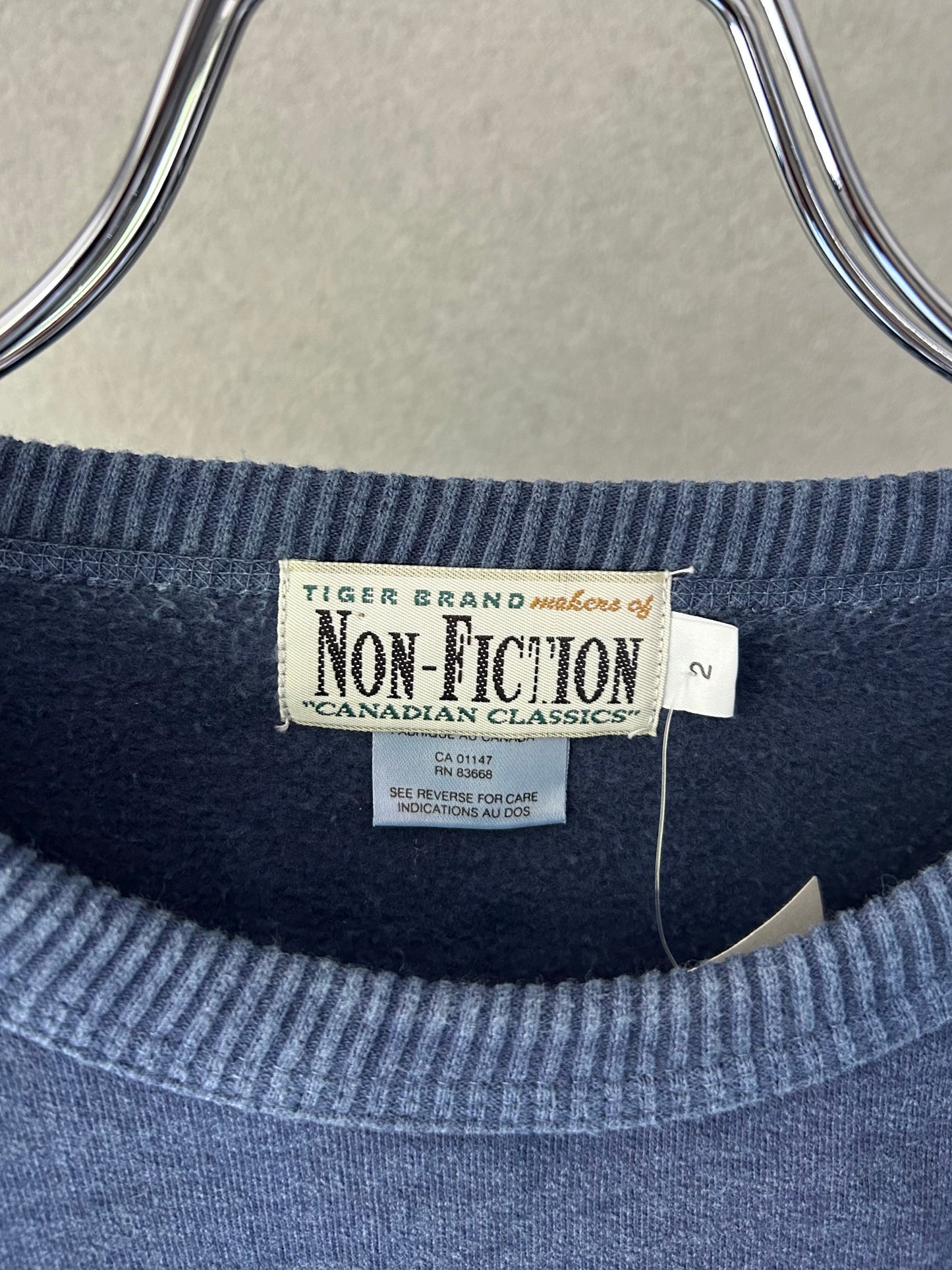 90's NON-FICTION sweater "DEAD STOCK"