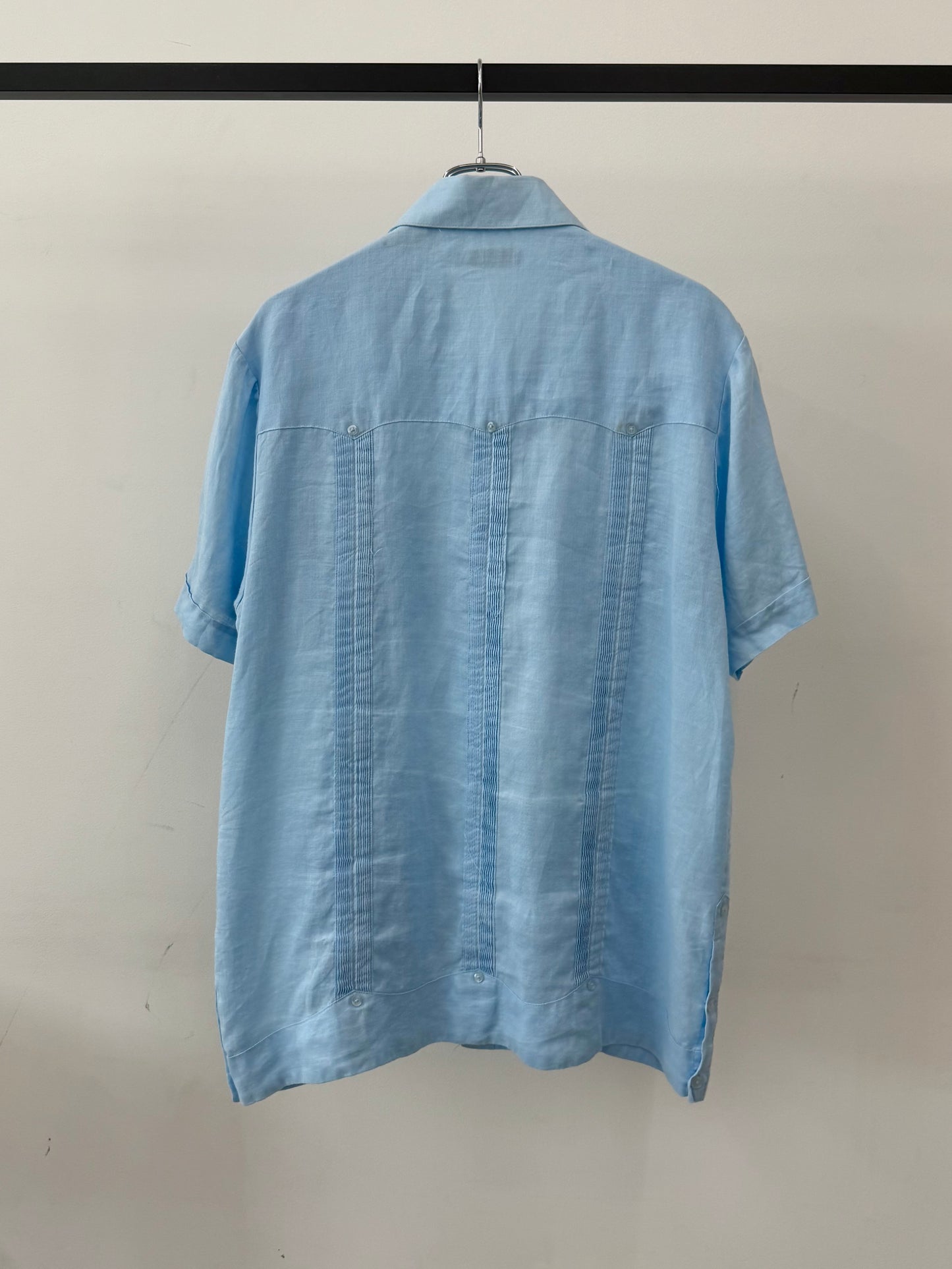 00's MOJITO linen guayabera shirt