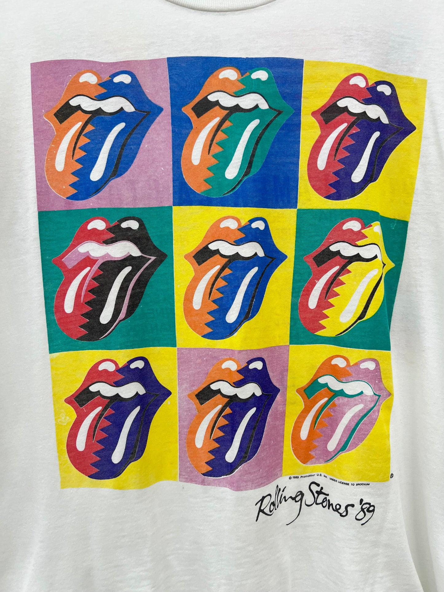 80's THE ROLLING STONES music t-shirt "Made in USA"