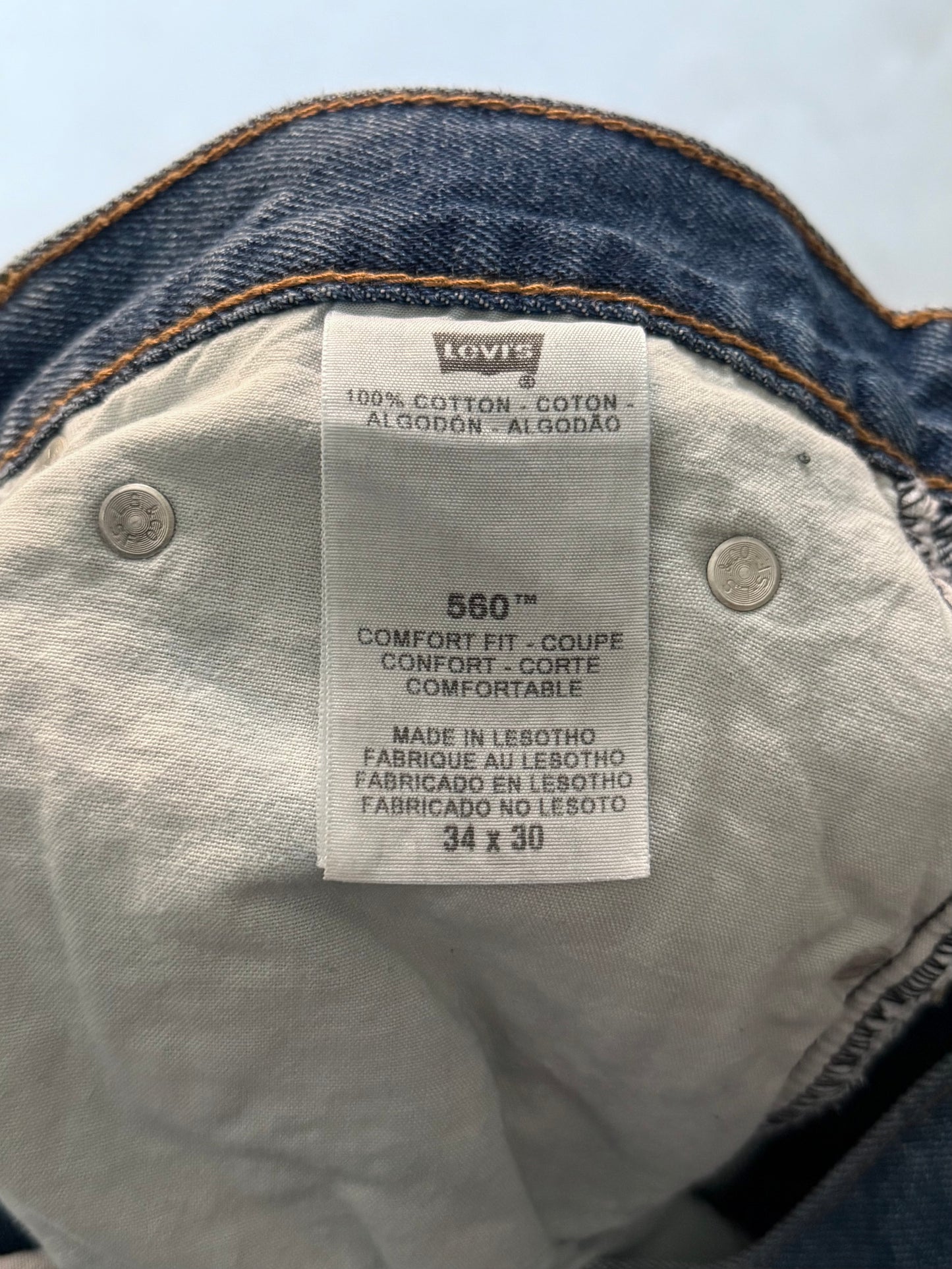 00's Levi's 560 denim pants