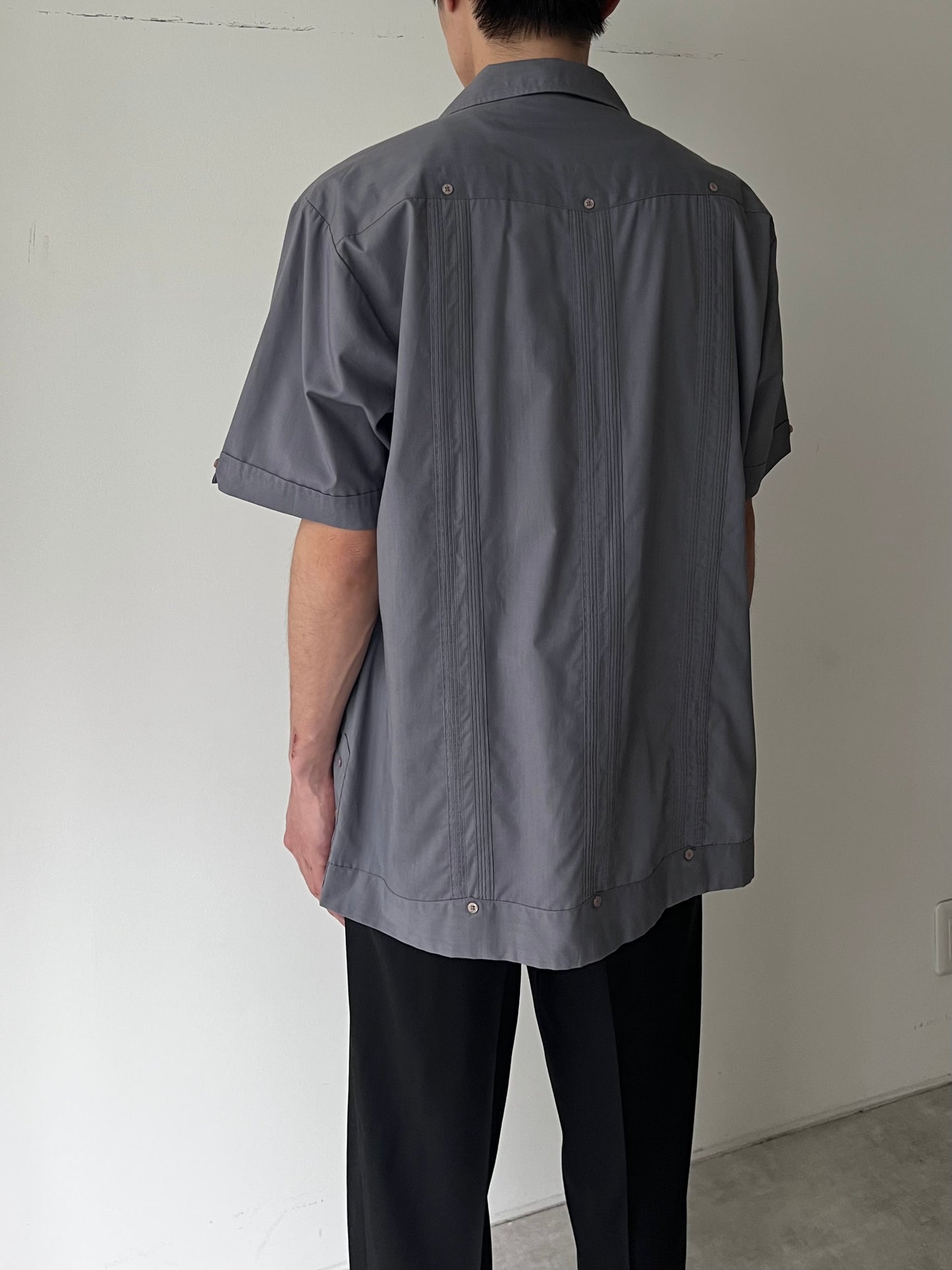 90's ROMANI guayabera shirt