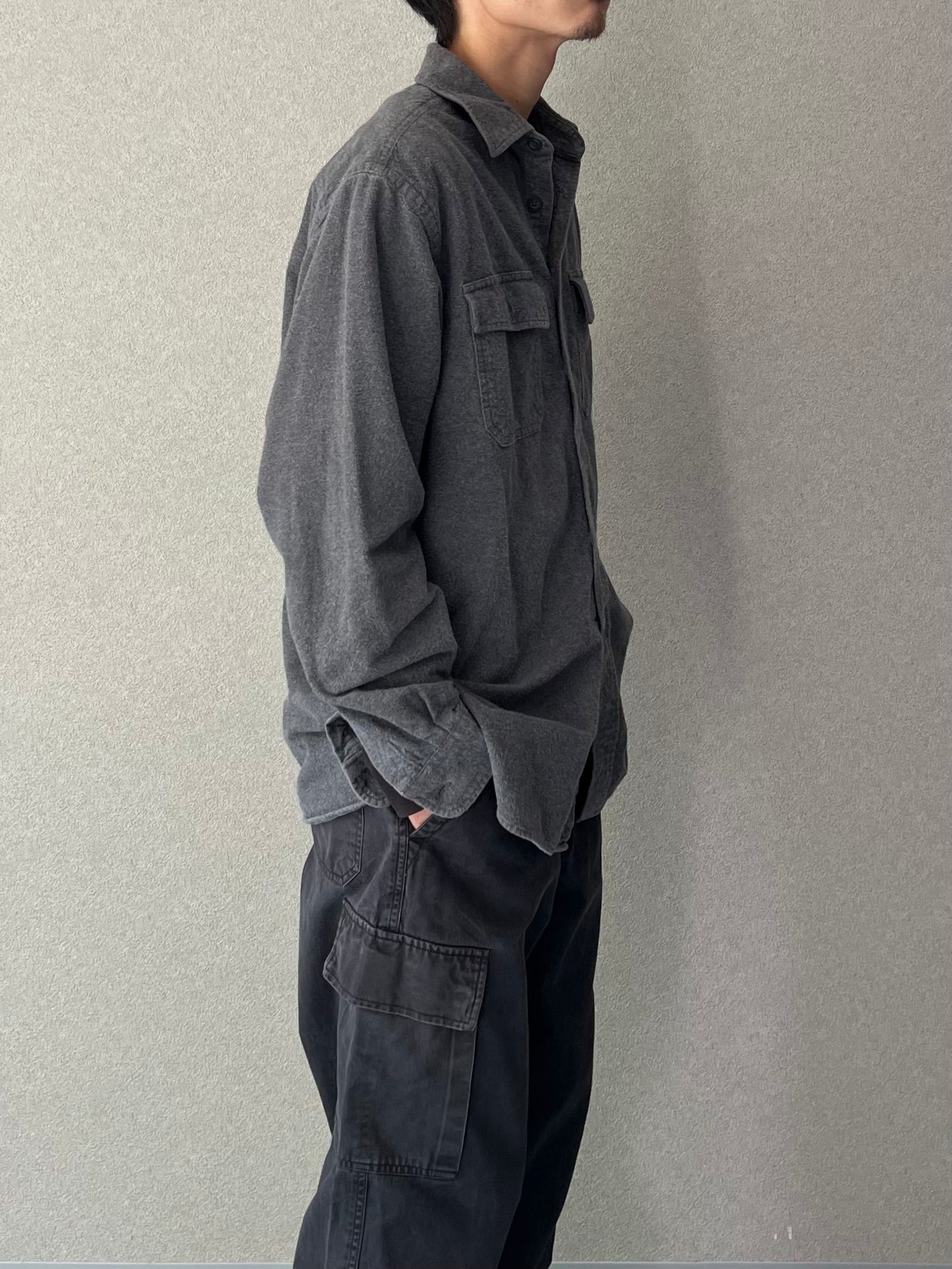 00's L.L.BEAN chamios cloth shirt