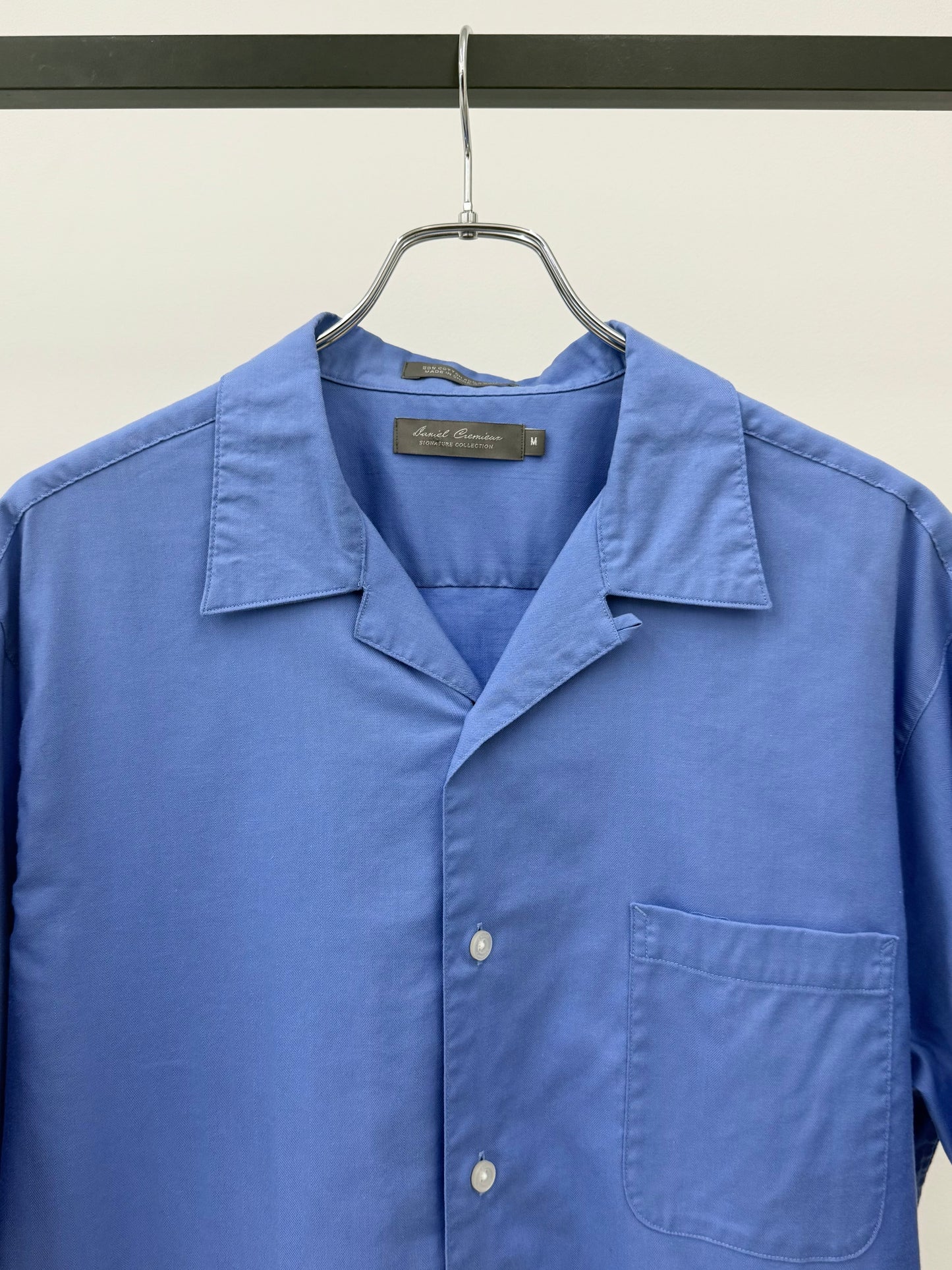 00's Daniel Cremieux open collar shirt