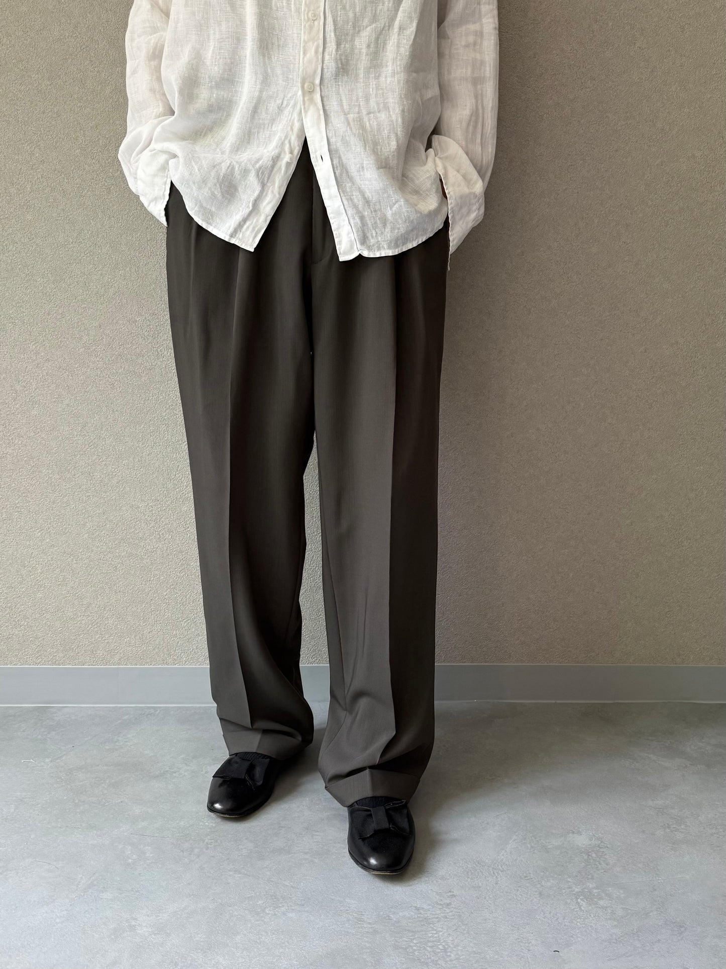 90's santorelli wool slacks "Made in ITALY"