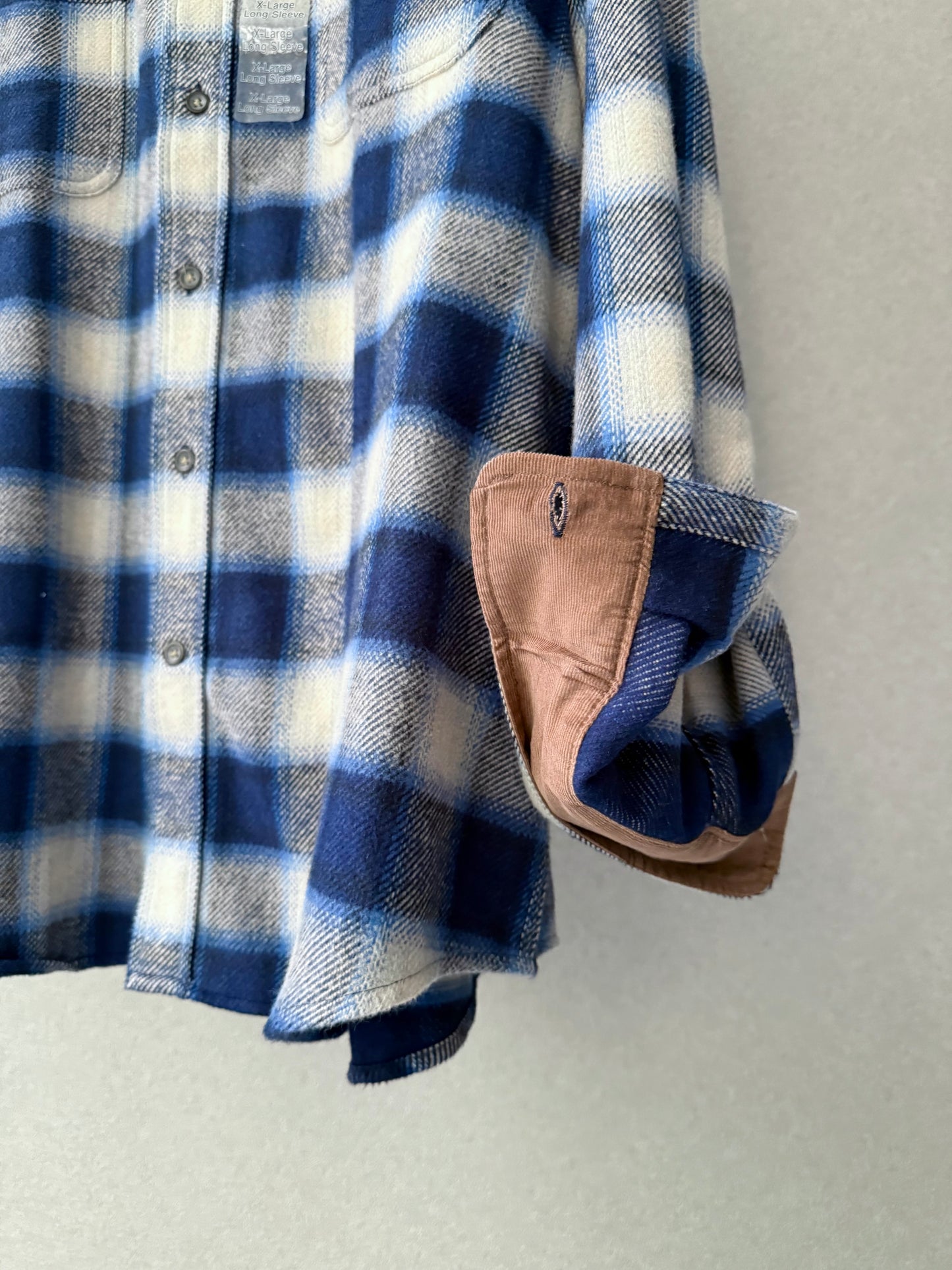00's ST.JOHN'S BAY flannel shirt "DEAD STOCK"