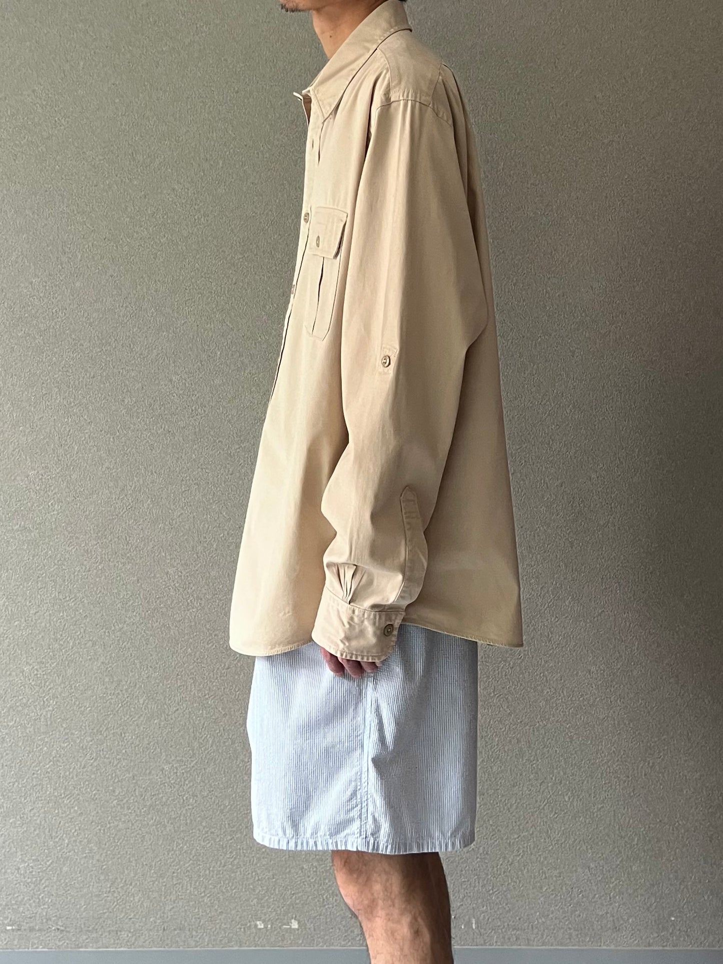 00's Brooks Brothers safari shirt
