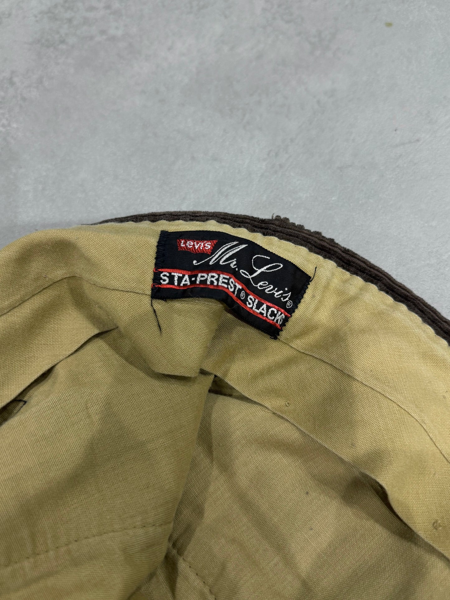 80's Levi's STA-PREST corduroy pants