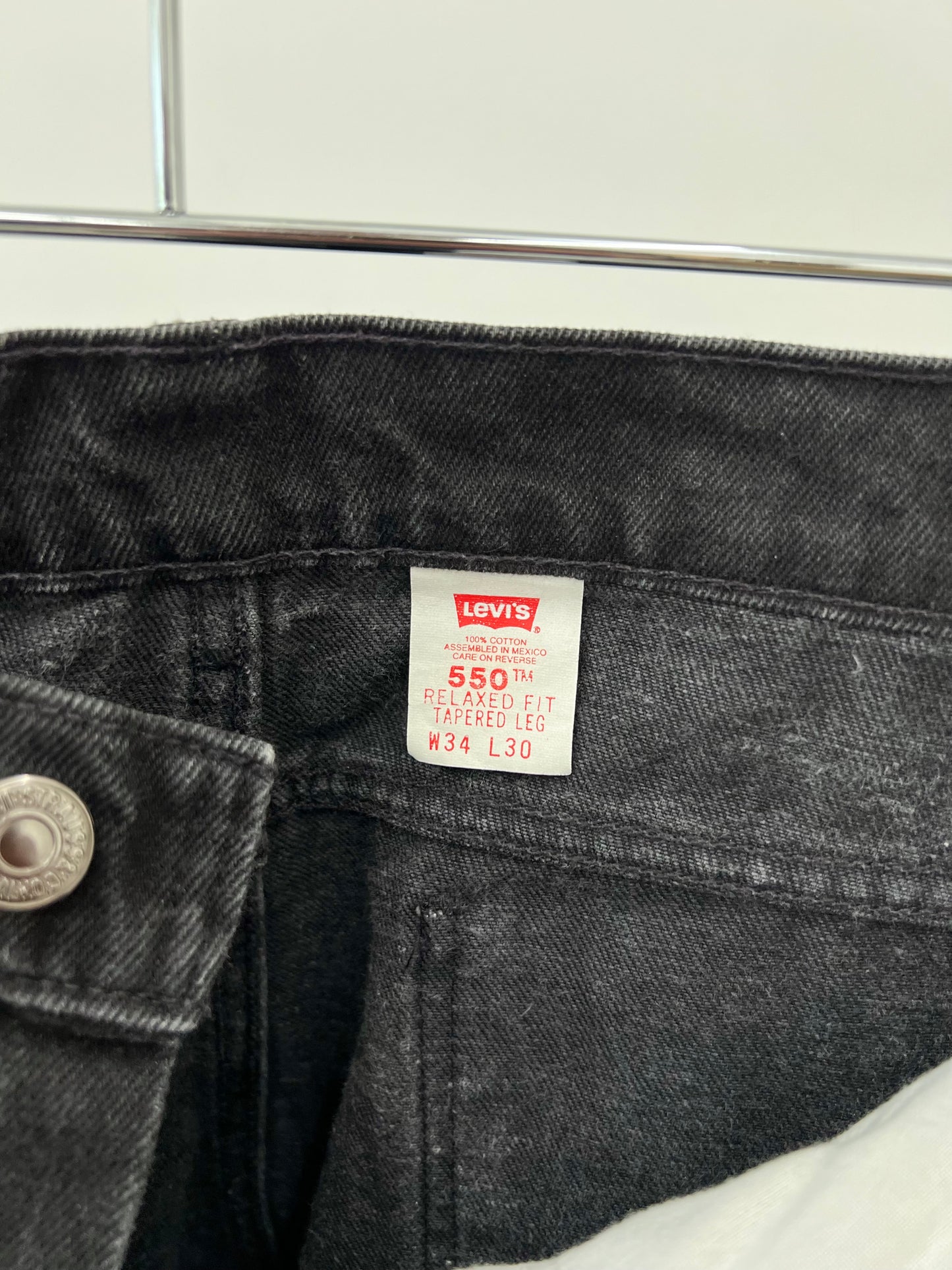 90's Levi's 550 denim pants "Made in MEXICO"