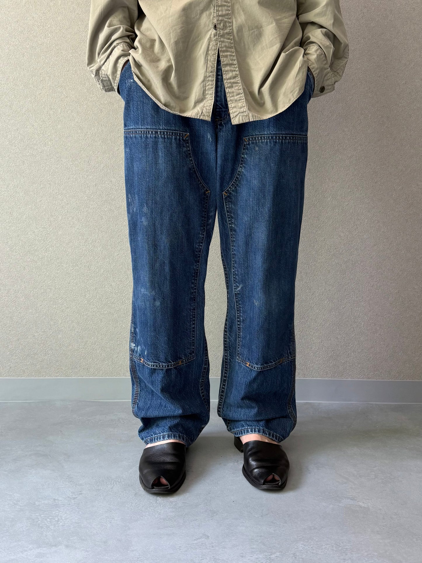 00's carhartt denim painter pants "Double Knee"