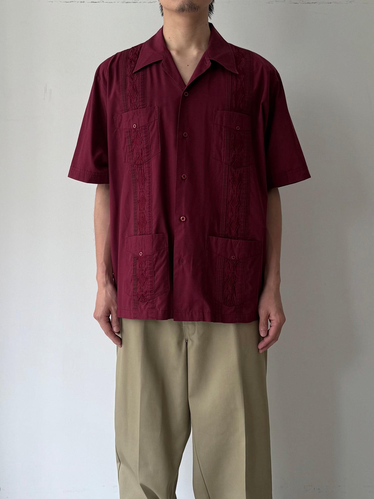 00's FALCON BAY guayabera shirt