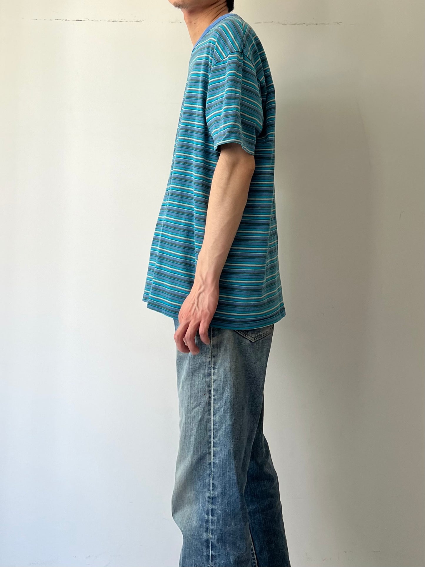 80's Velva Sheen border t-shirt