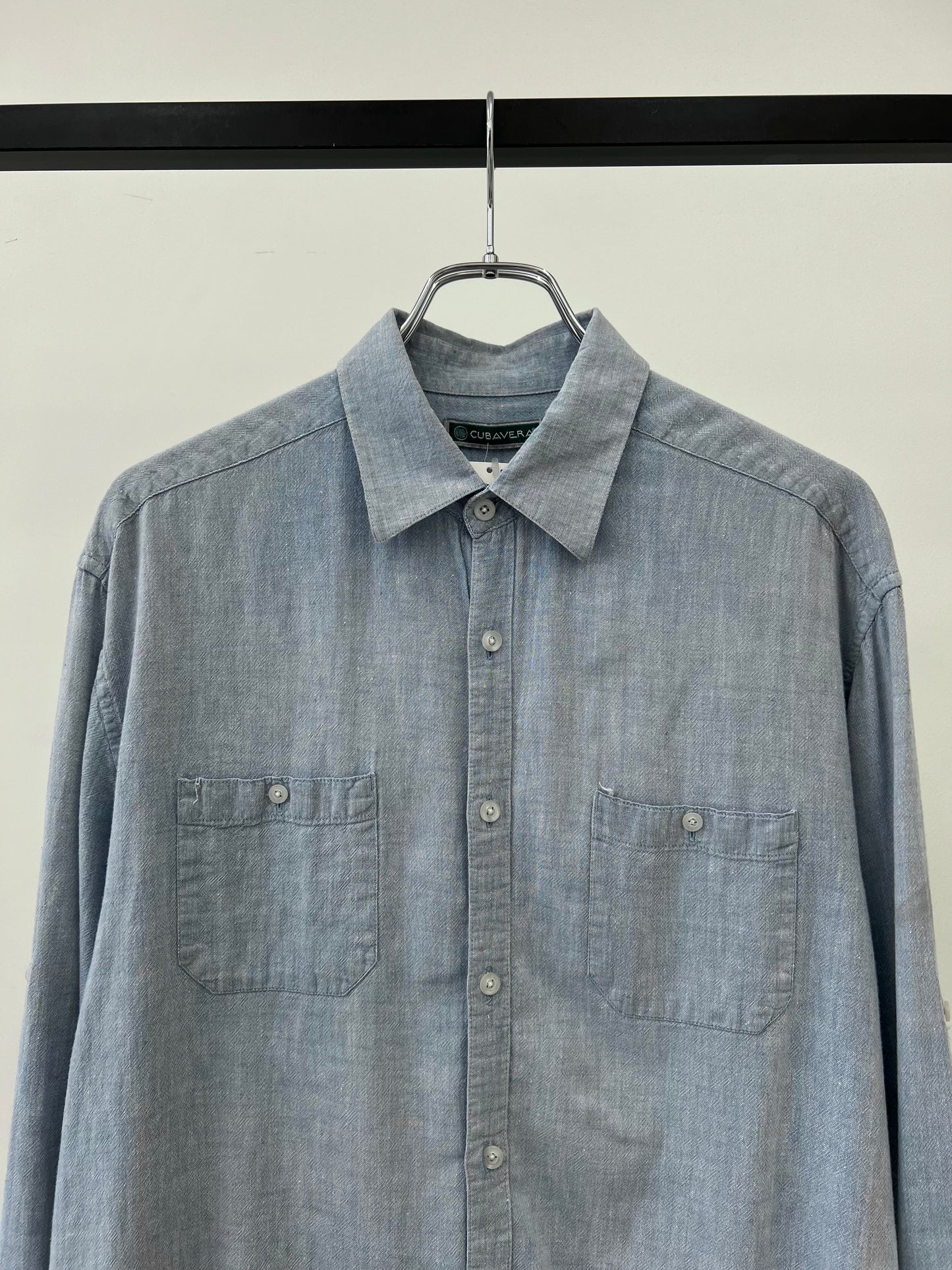 00's CUBAVERA linen shirt "DEAD STOCK"