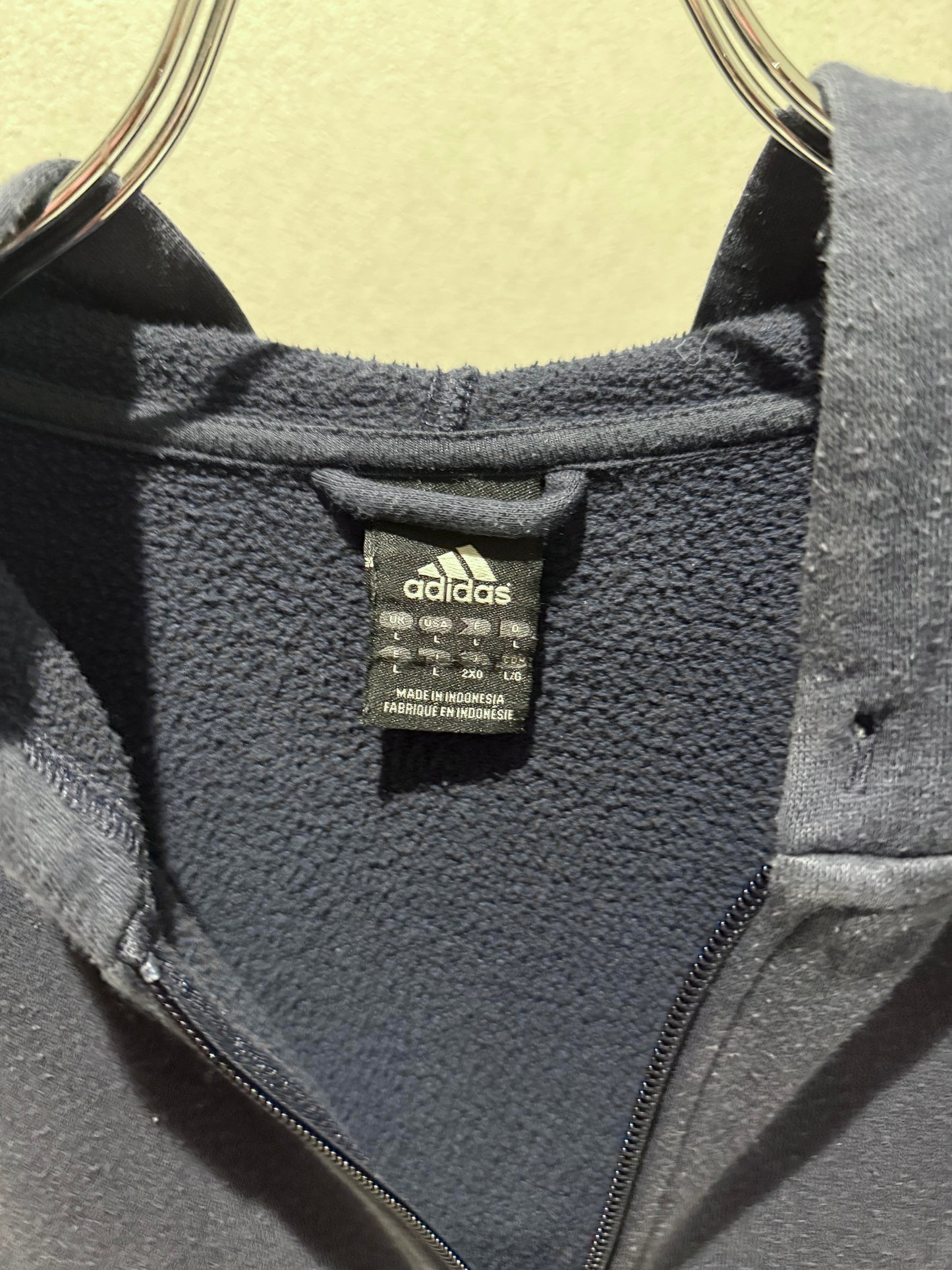 00's adidas zipup sweat hoodie