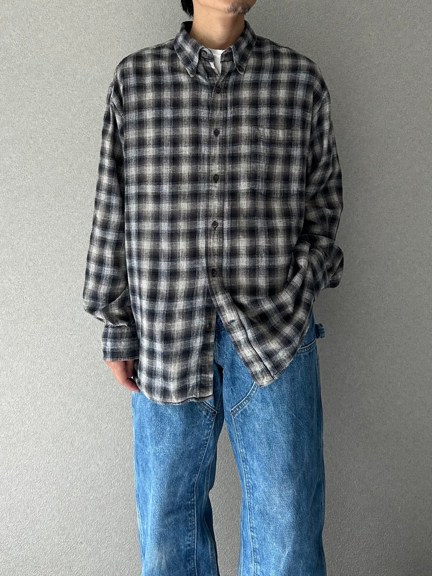 00's ST. JOHN'S BAY flannel shirt