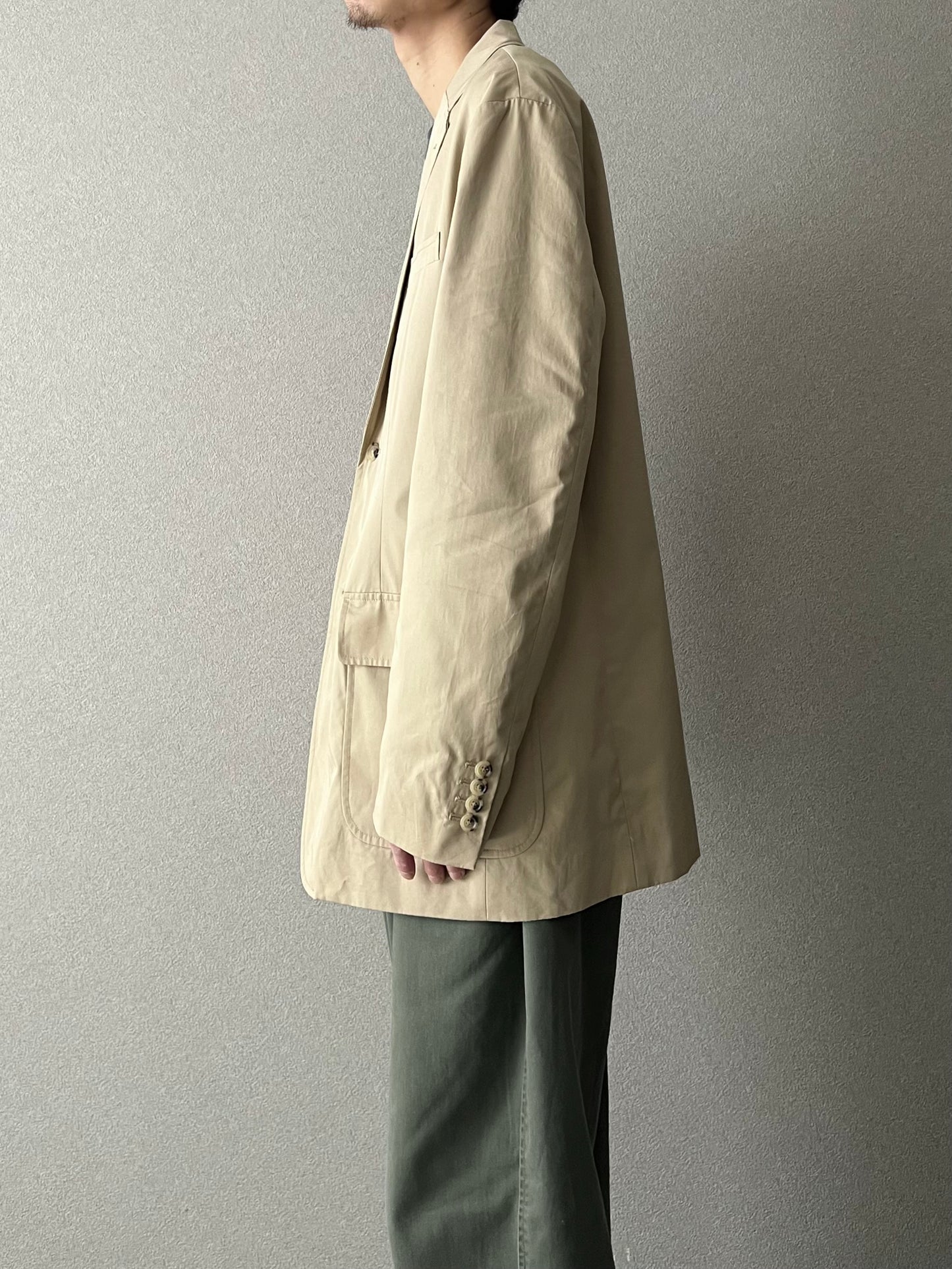 90's Polo Ralph Lauren cotton tailored jacket "Made in MACAU"