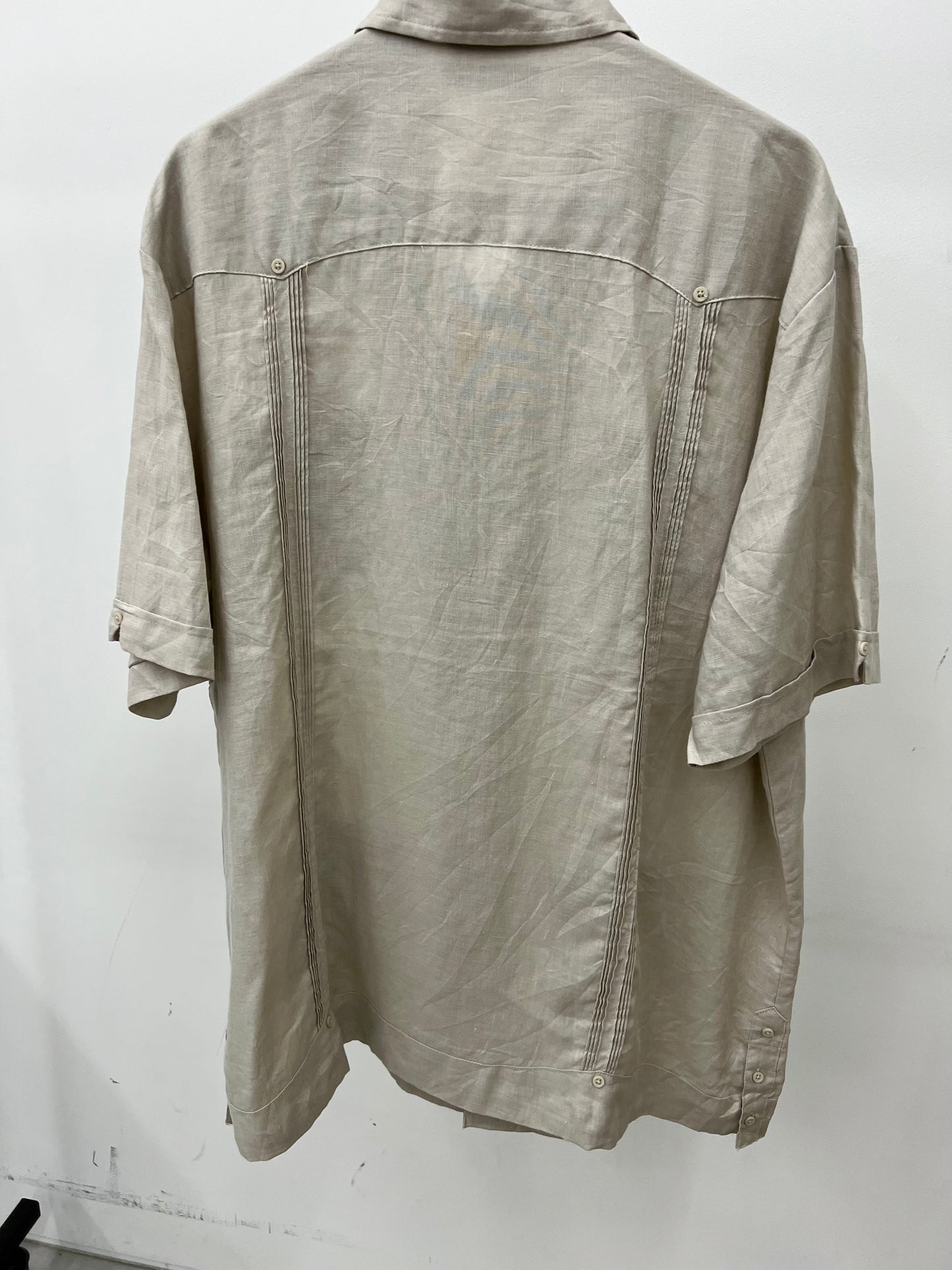 00's CUBAVERA linen guayabera shirt