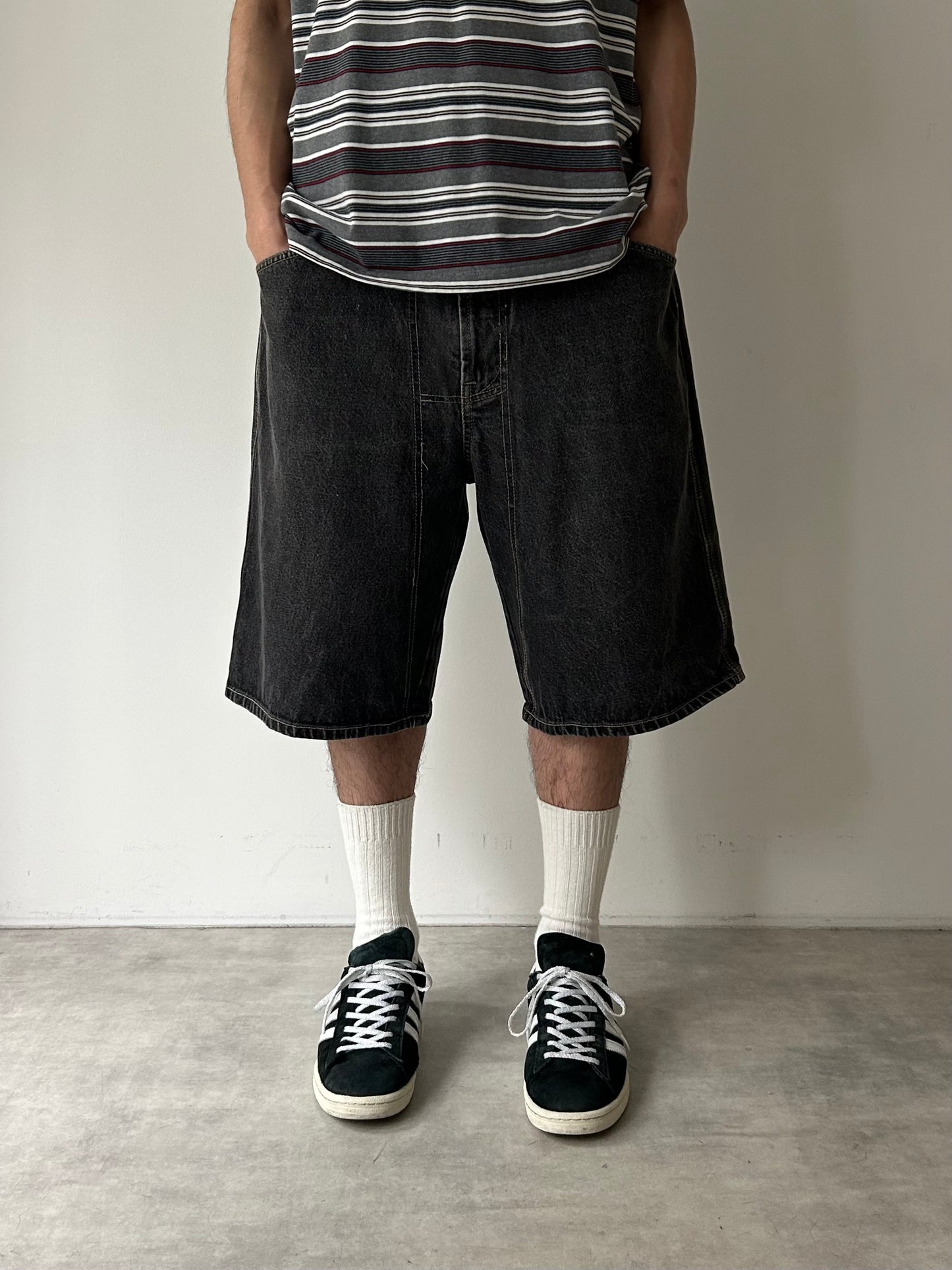 00's MARITHE FRANCOIS GIRBAUD denim shorts