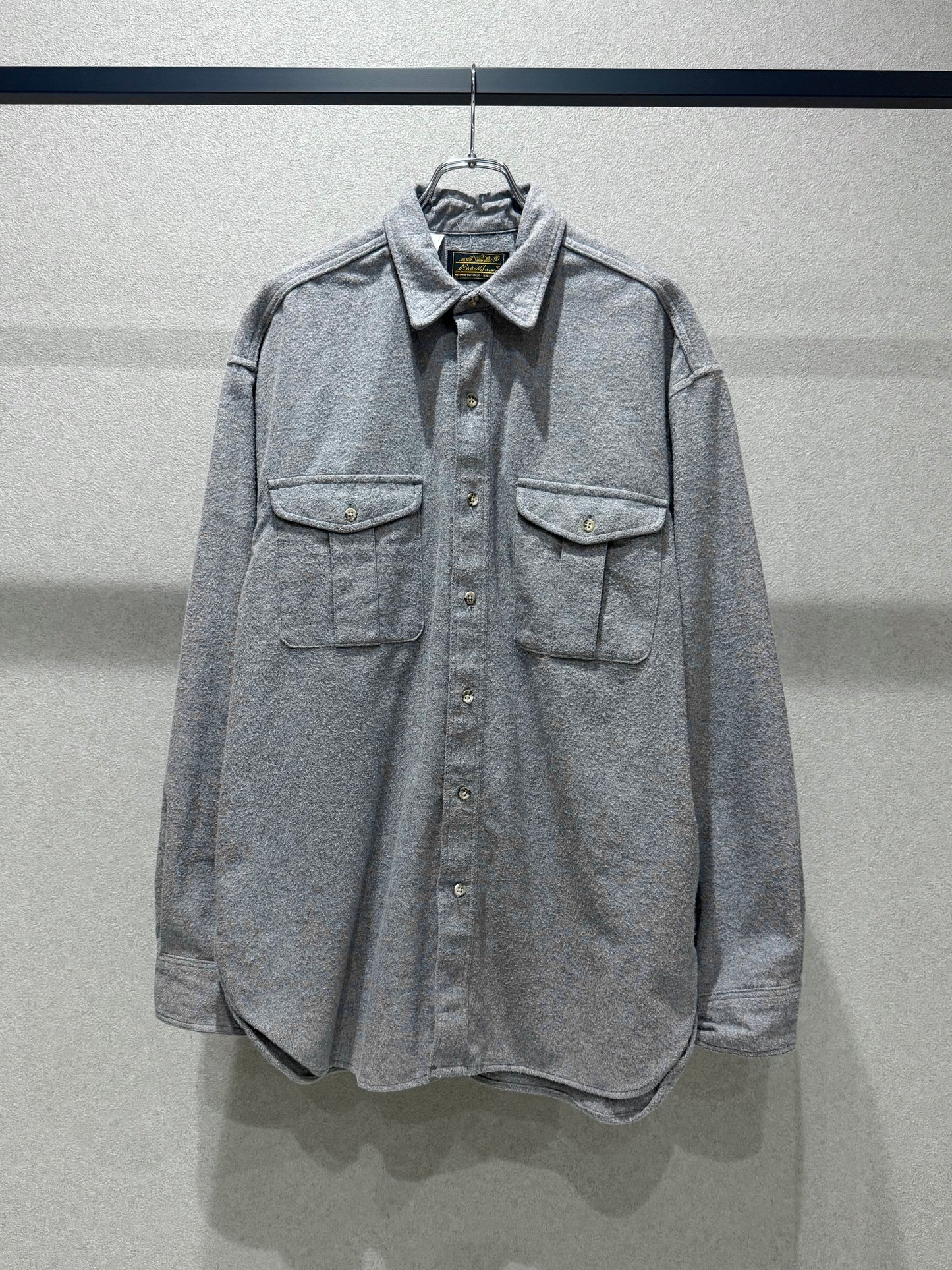 80's Eddie Bauer chamois cloth shirt "Made in USA"