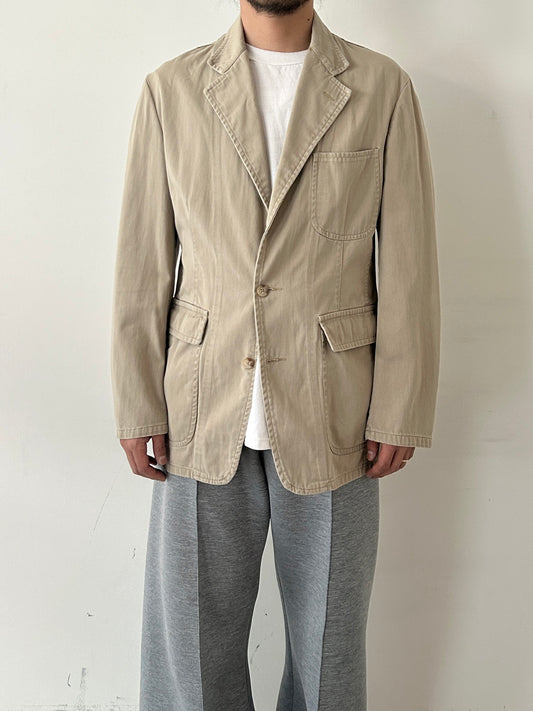 90's Polo Ralph Lauren cotton tailored jacket "Made in USA"