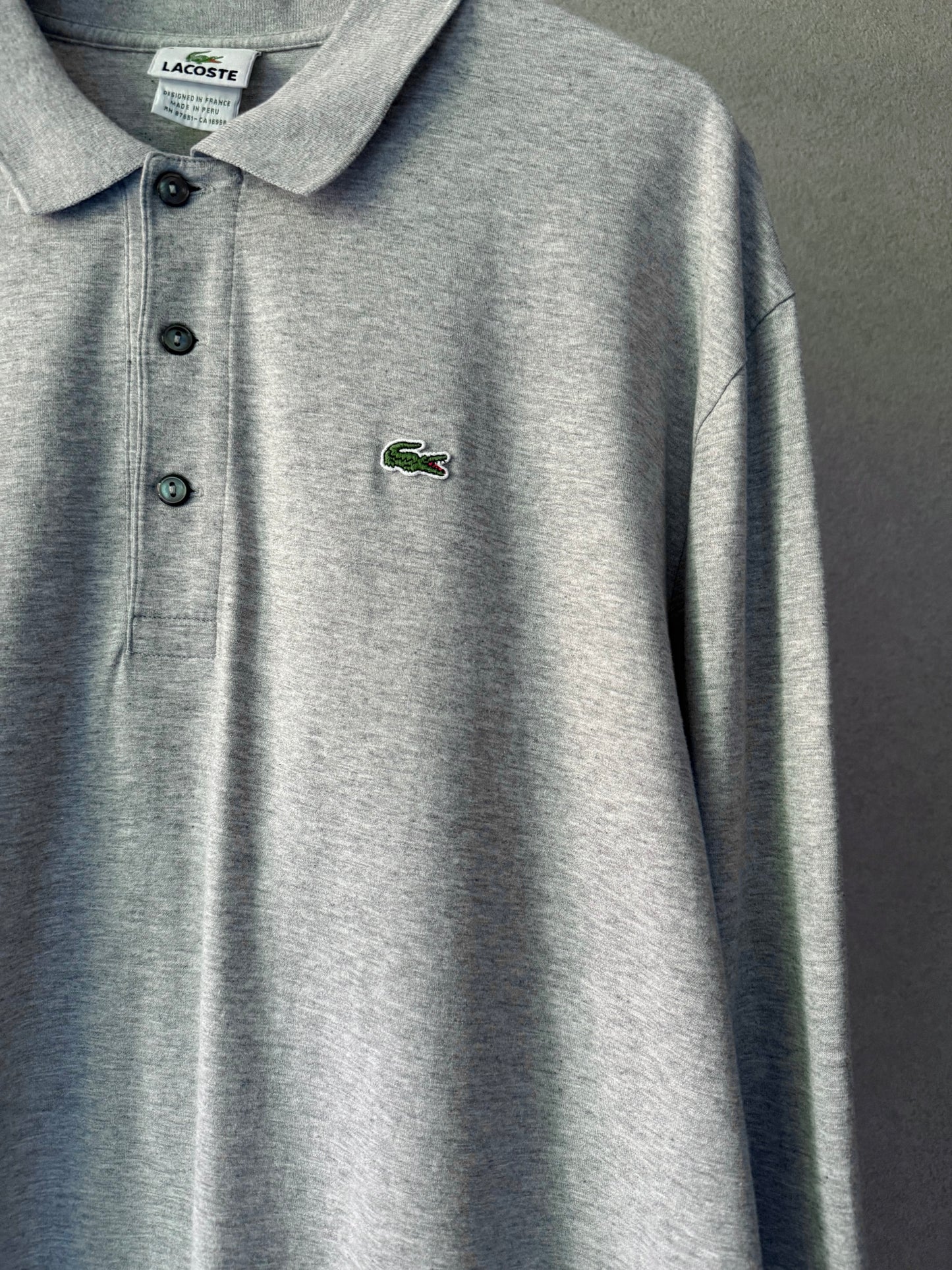 90's LACOSTE L/S Polo shirt