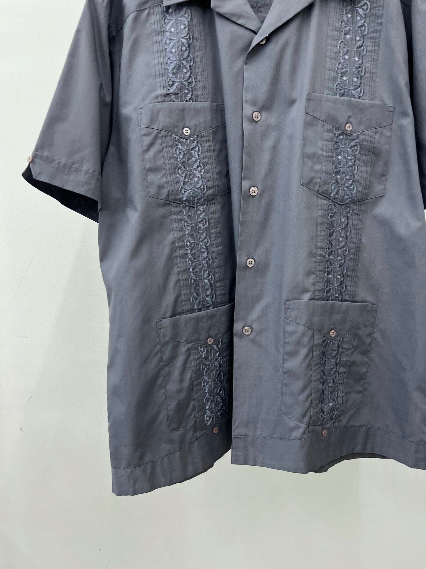 90's ROMANI guayabera shirt