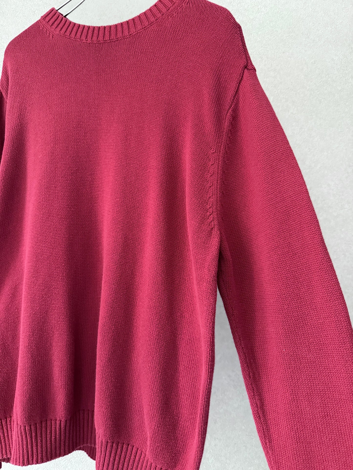 00's ST.JOHN'S BAY cotton knit sweater