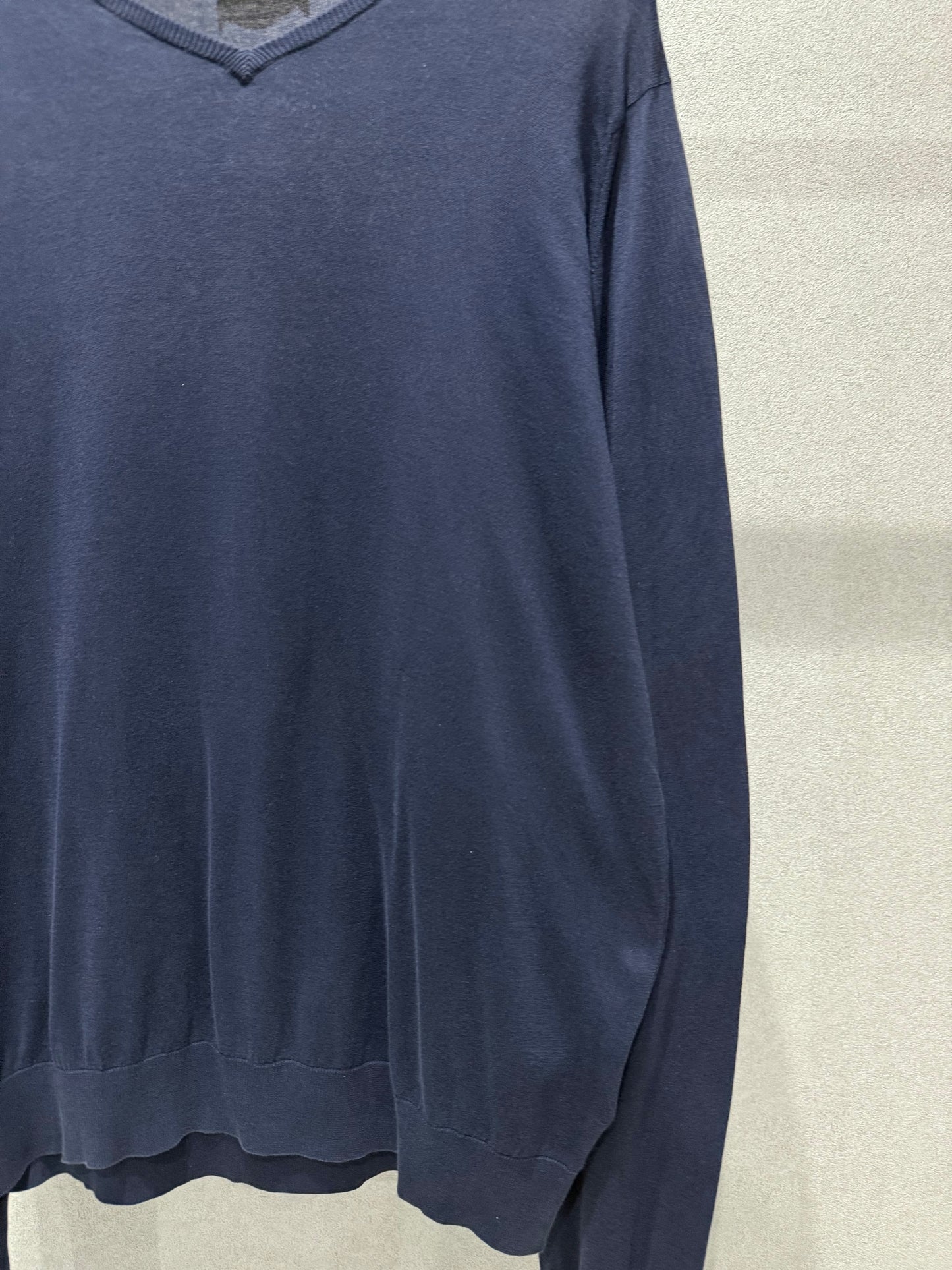 90's JOHN SMEDLEY cotton knit sweater "Made in GREAT BRITAIN"