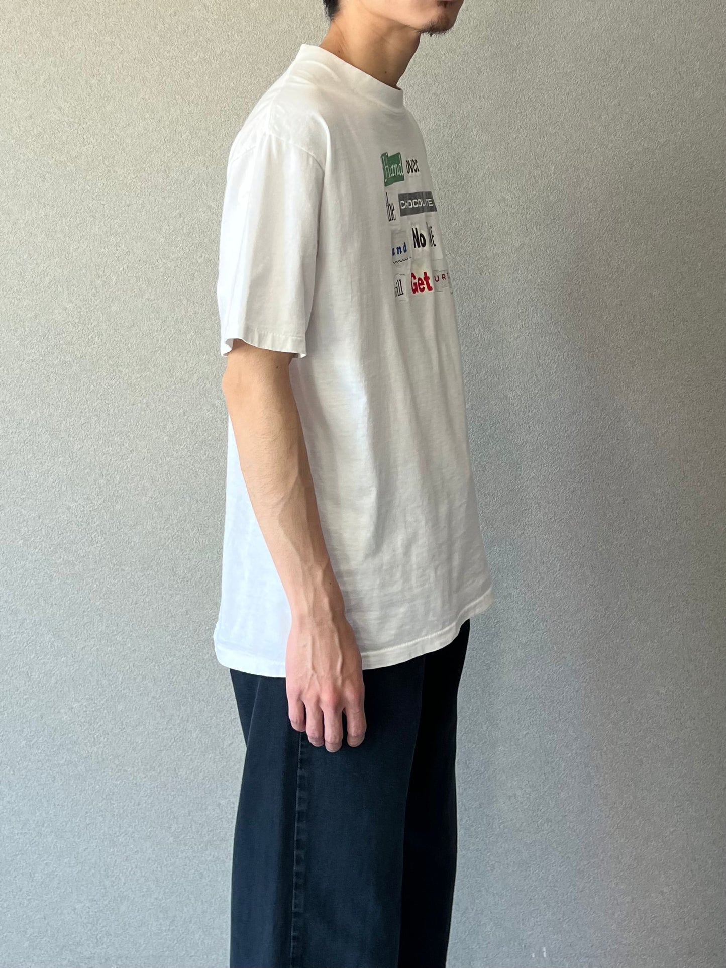 90's UNKNOWN message t-shirt