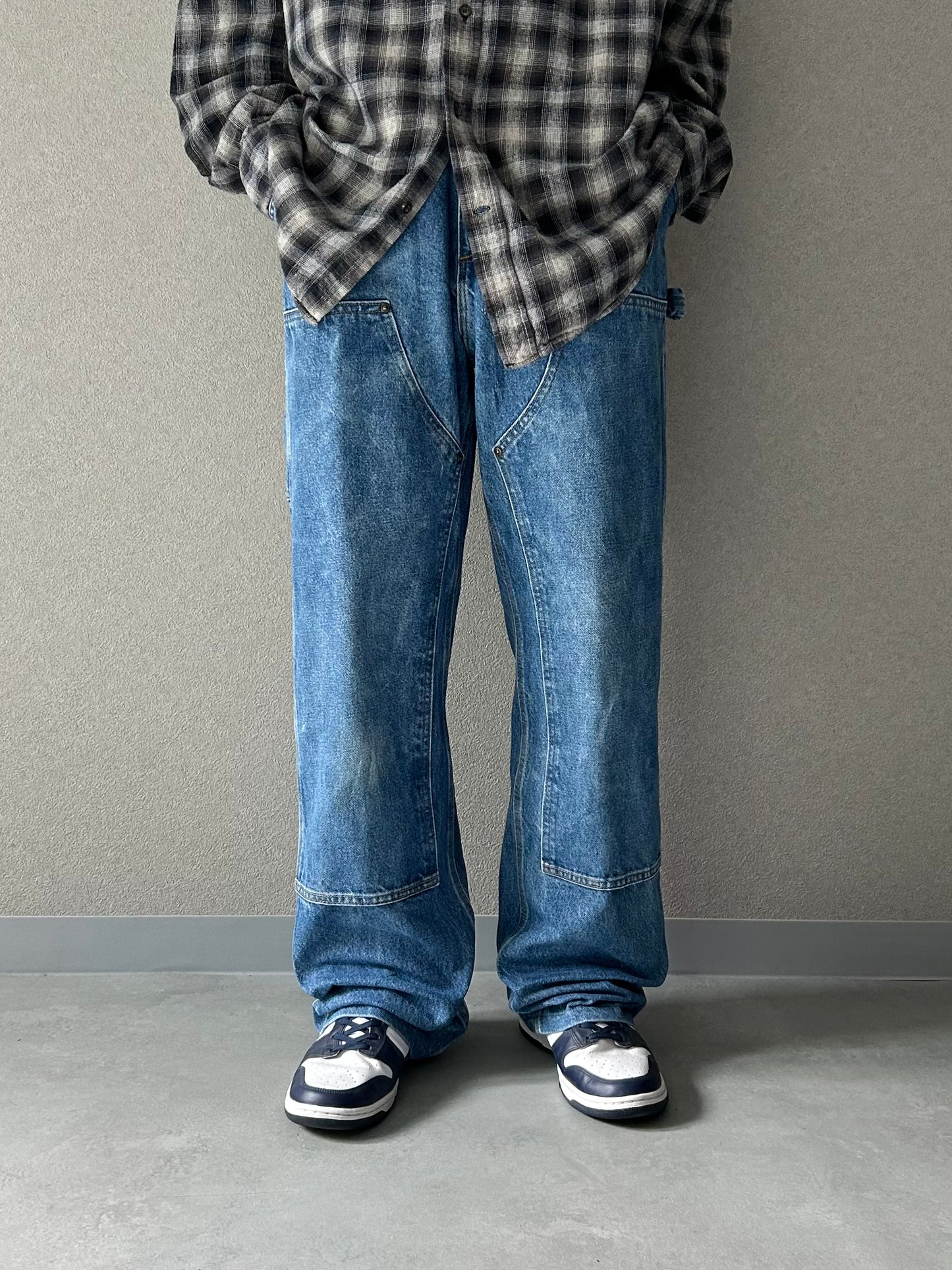 00's carhartt double knee denim painter pants