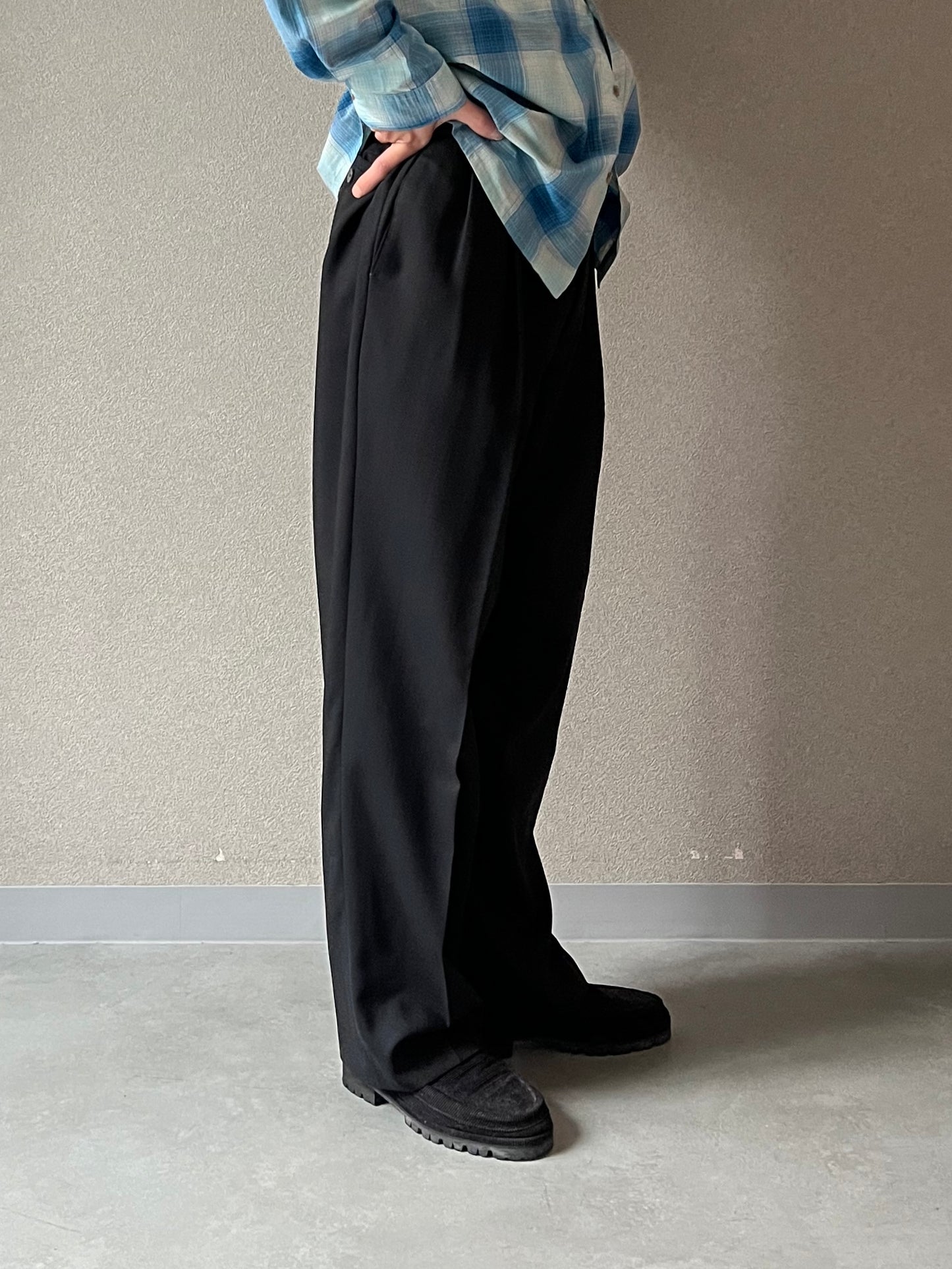 00's PRONTO UOMO wool slacks
