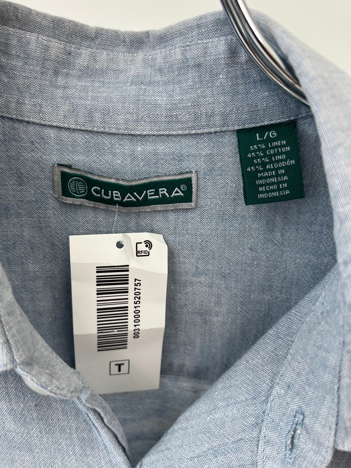 00's CUBAVERA linen shirt "DEAD STOCK"