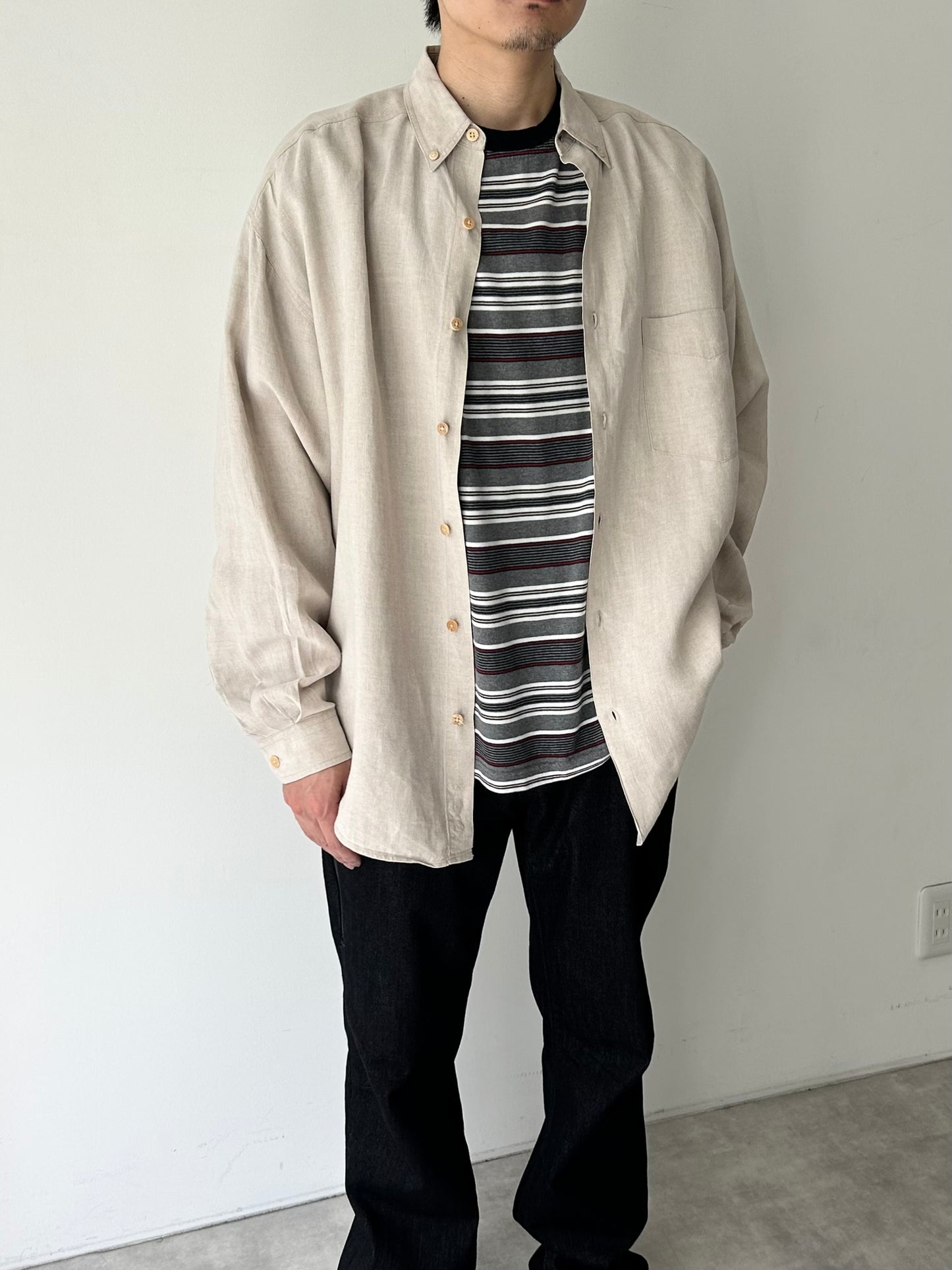 90's〜 SIMPLY BASIC border t-shirt