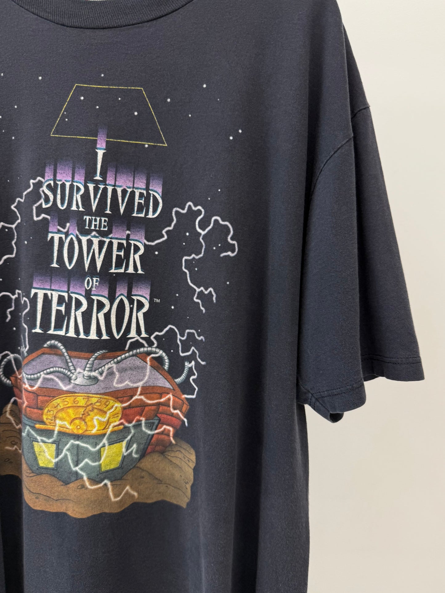 90's Disney TOWER OF TERROR t-shirt "Made in USA"