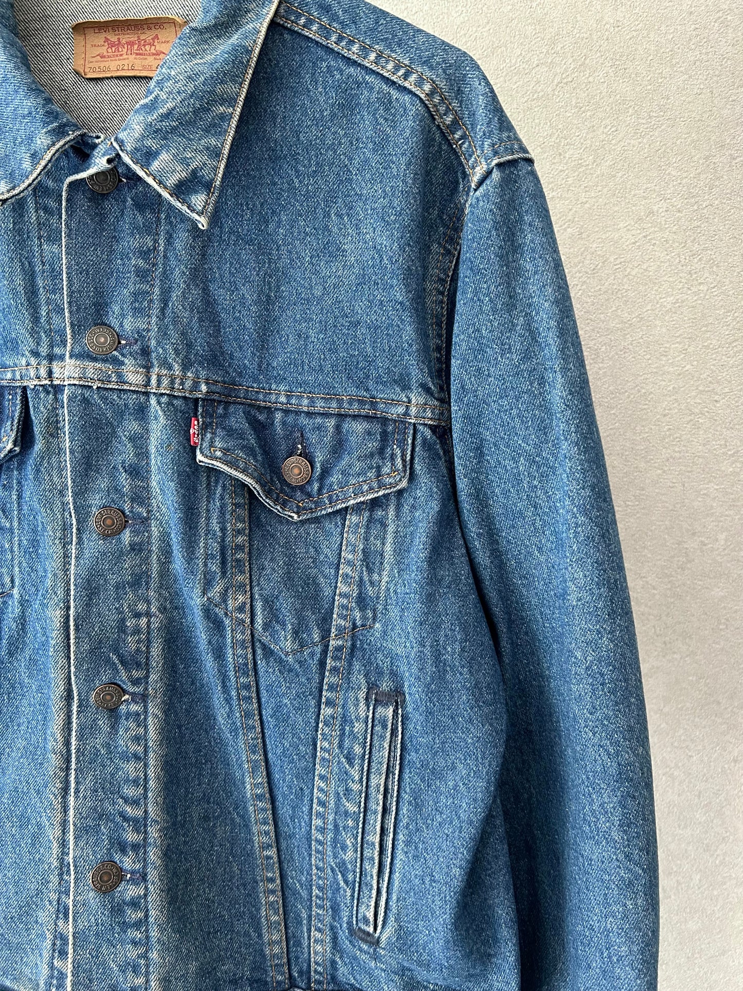80's Levi's 70506 denim jacket "Made in USA"