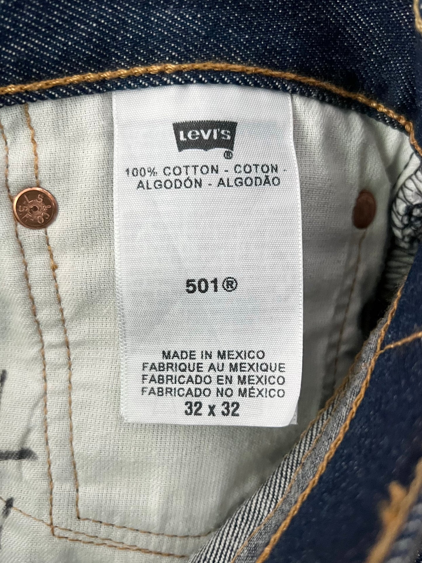 00's Levi's 501 denim pants