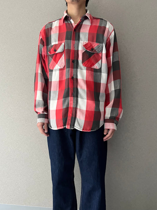 80's FIVE BROTHER flannel shirt "Made in USA"