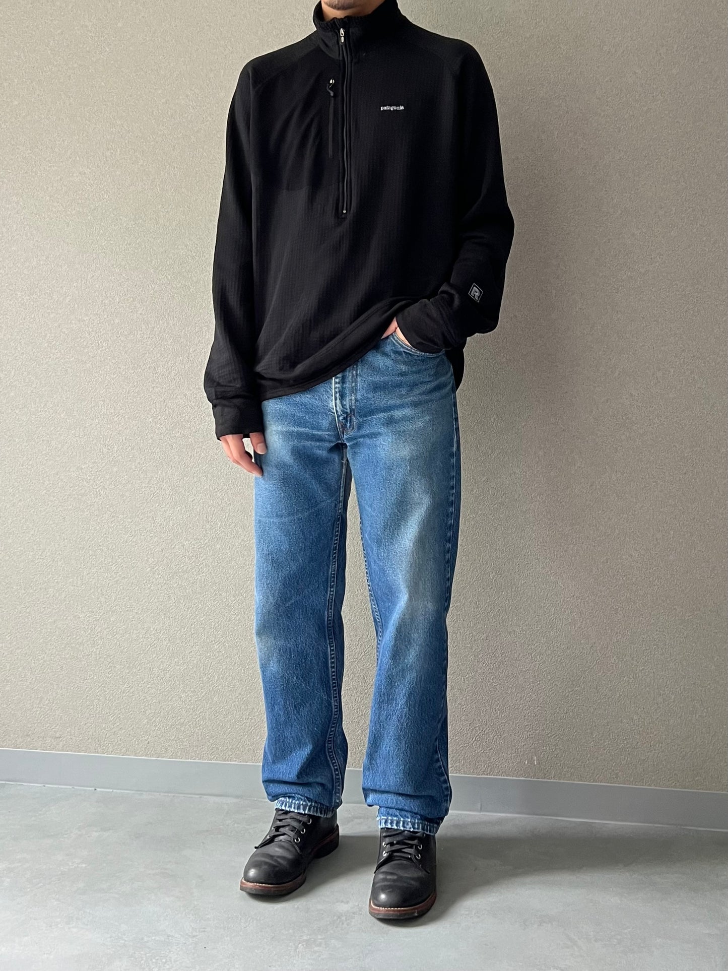 00's patagonia fleece pullover "Made in USA"