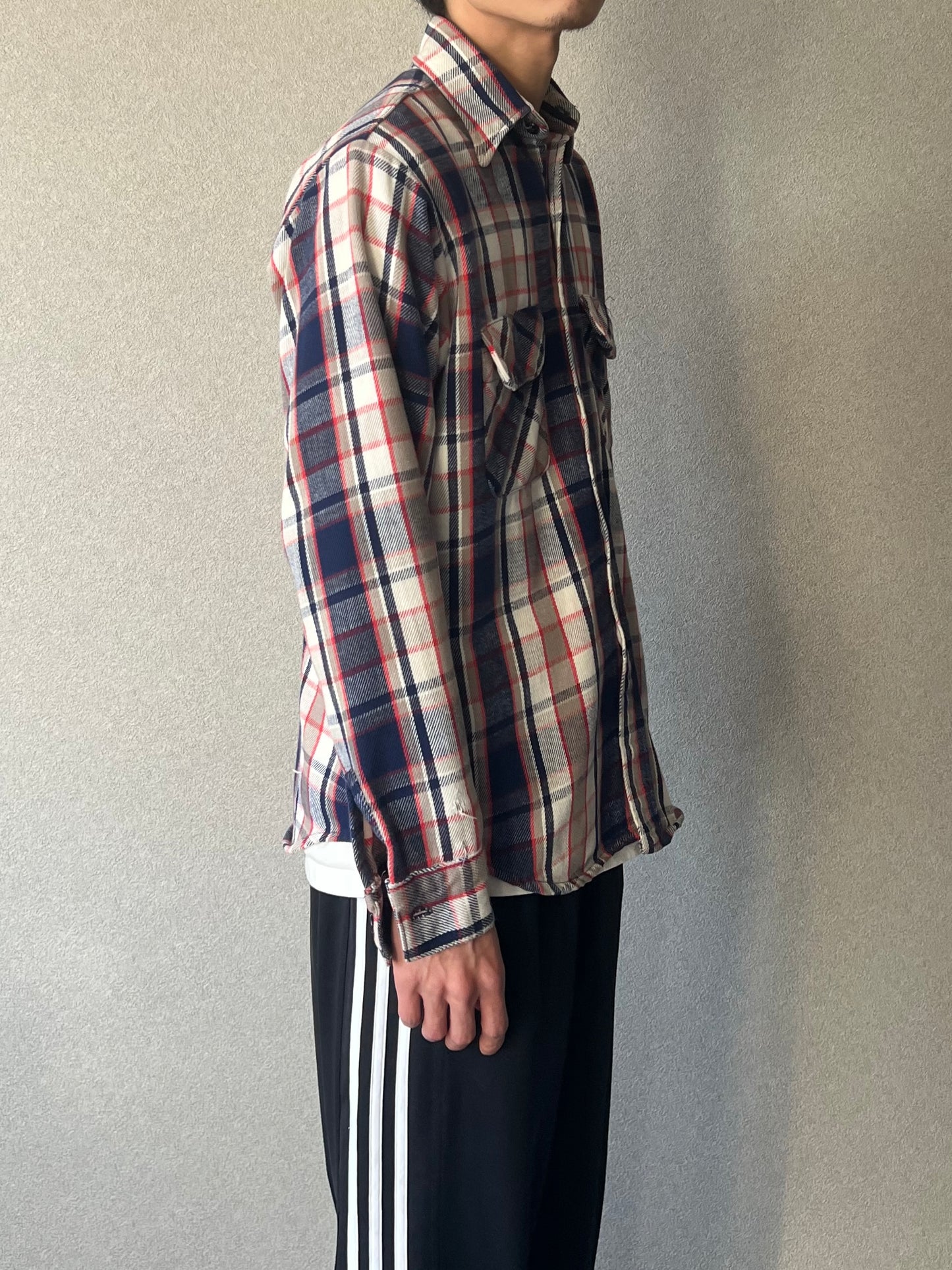 80's FIVE BROTHER flannel shirt "Made in USA"