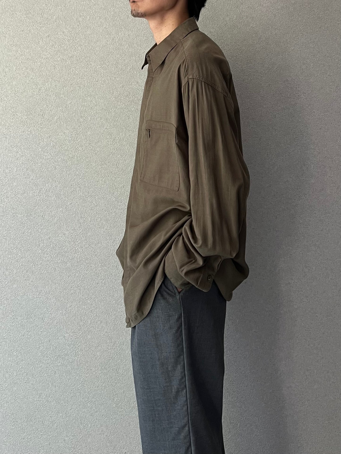 90's PERRY ELLIS rayon shirt