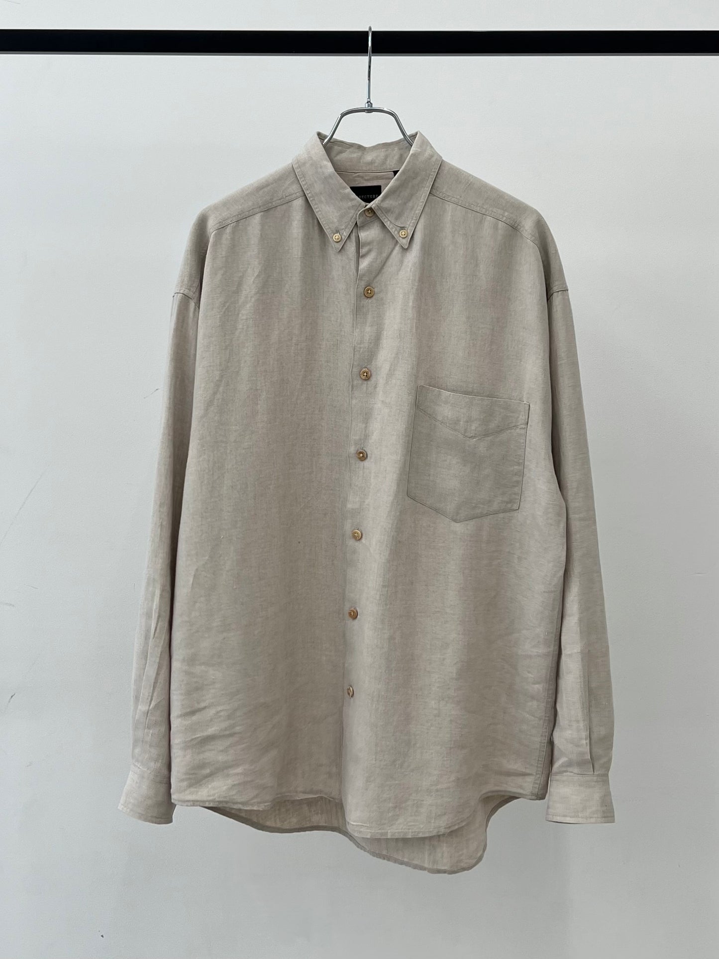 90's STRUCTURE linen shirt