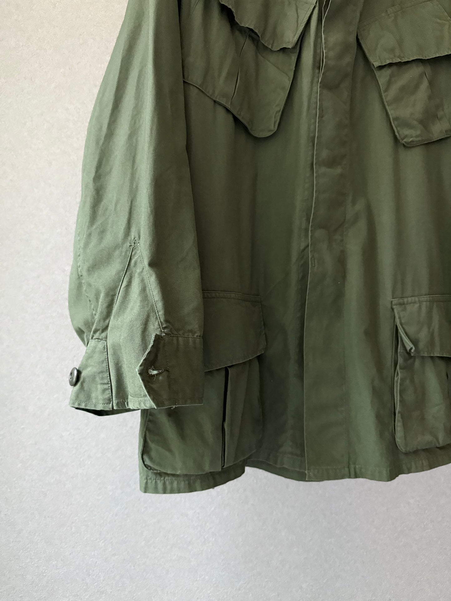 60's US.ARMY jungle fatigue jacket "3rd"
