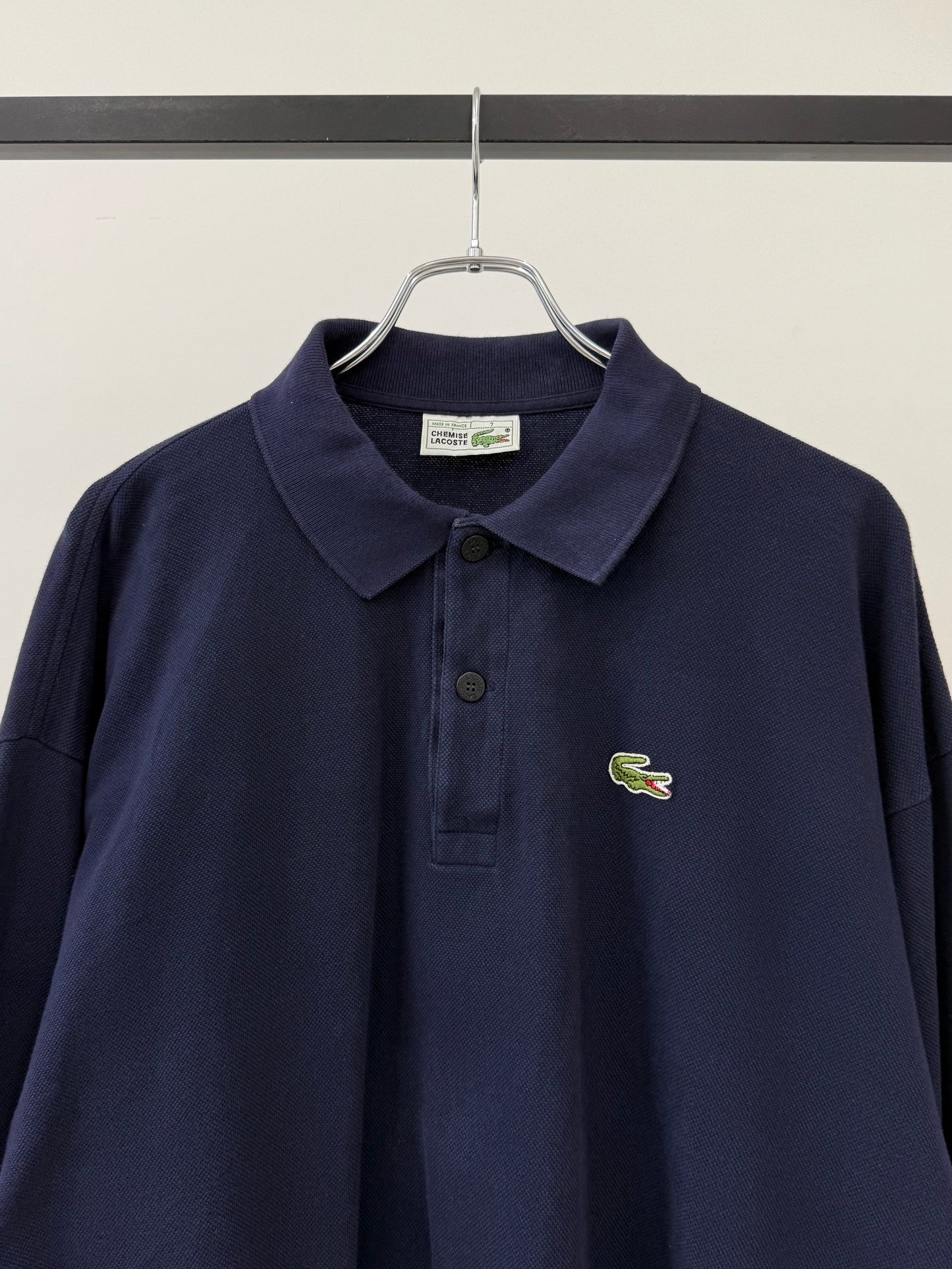 80's LACOSTE L/S polo shirt "Made in FRANCE"