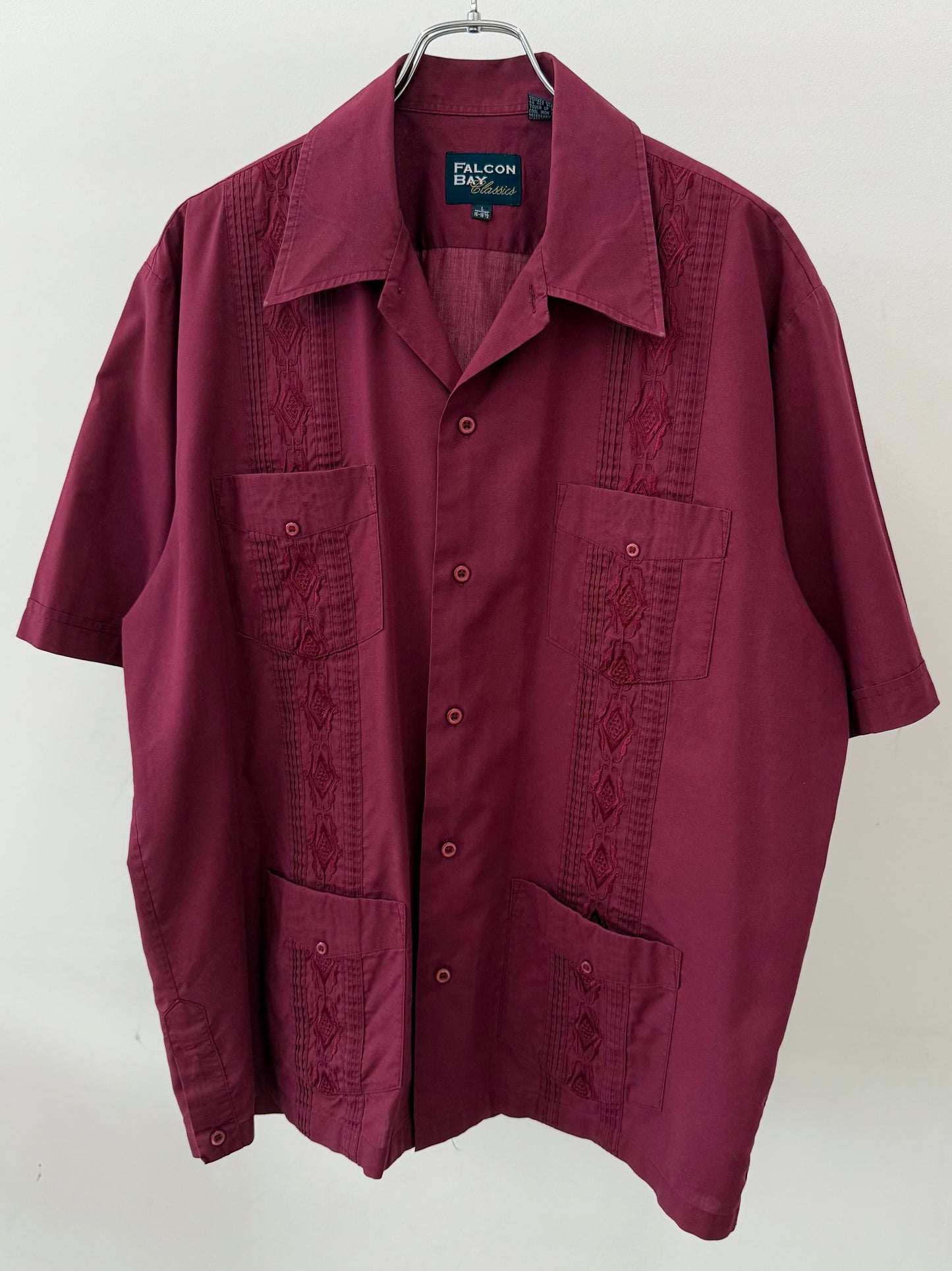 00's FALCON BAY guayabera shirt