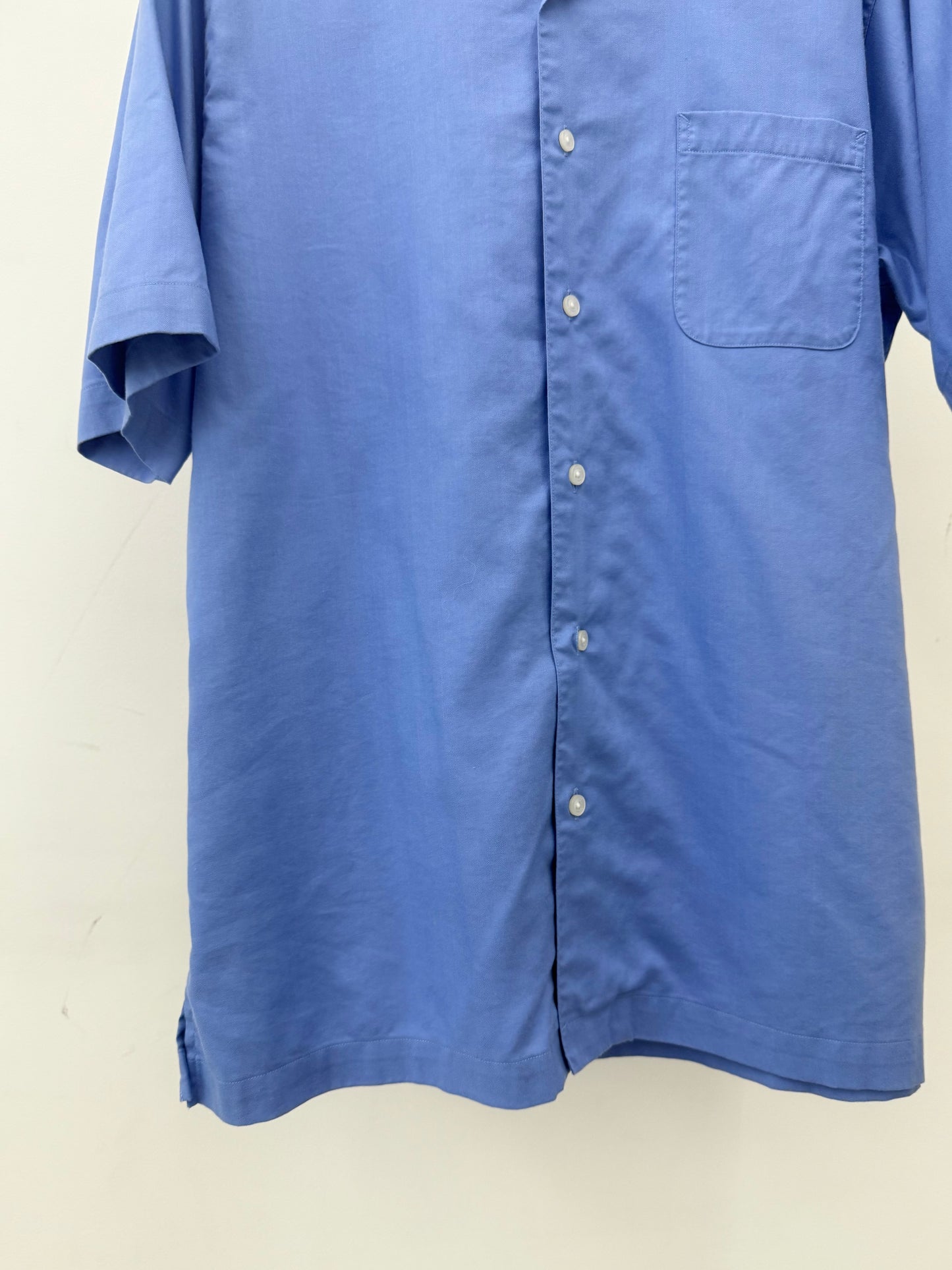 00's Daniel Cremieux open collar shirt
