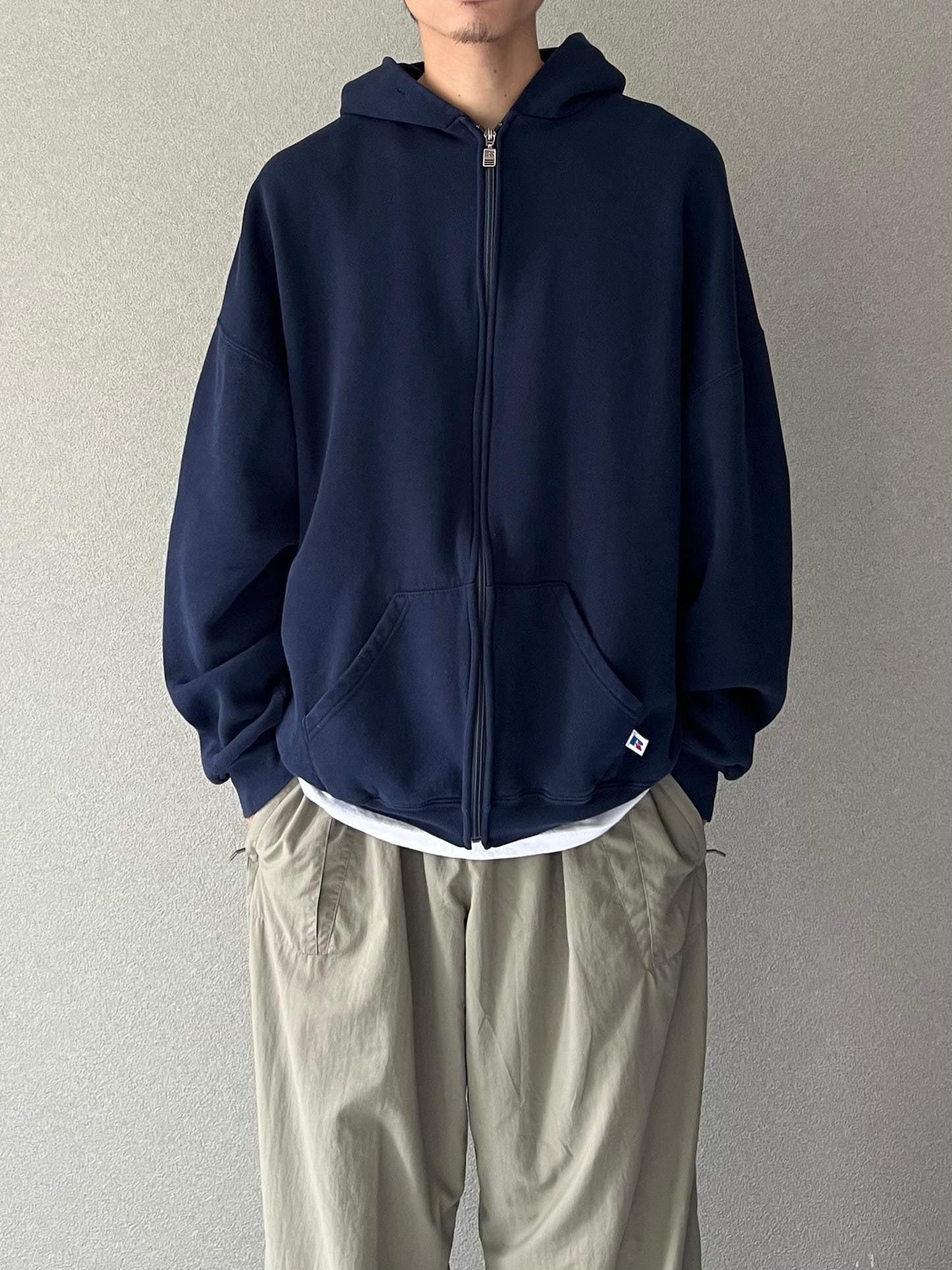 90's RUSSELL sweat zipup sweat hoodie